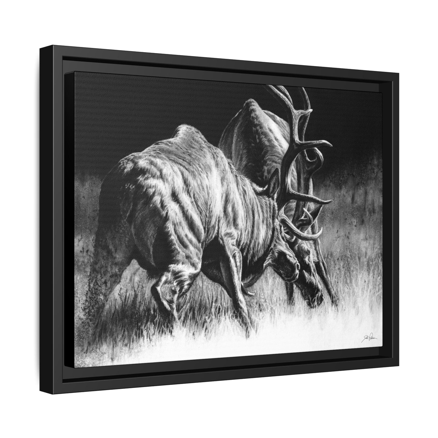 "Winner Takes All" Framed Canvas