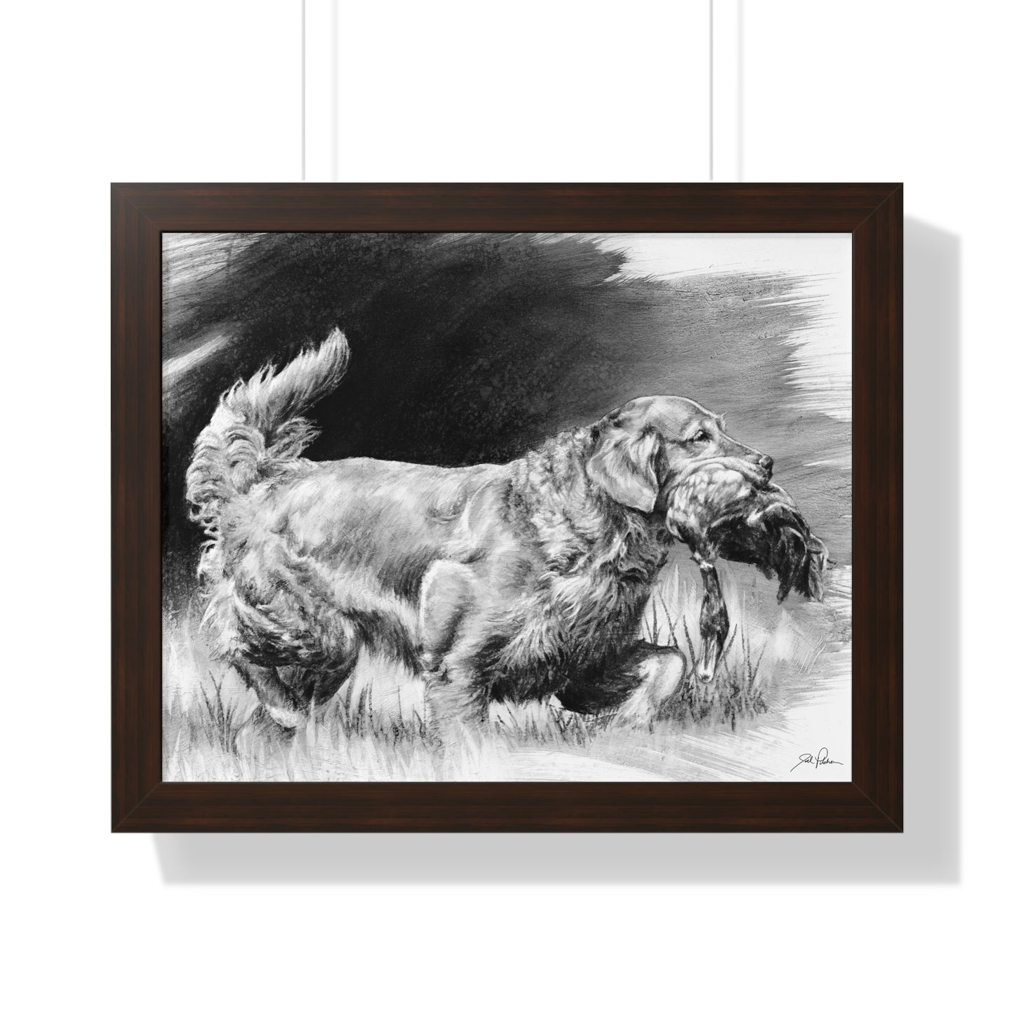 "Good Dog" Framed Paper Print