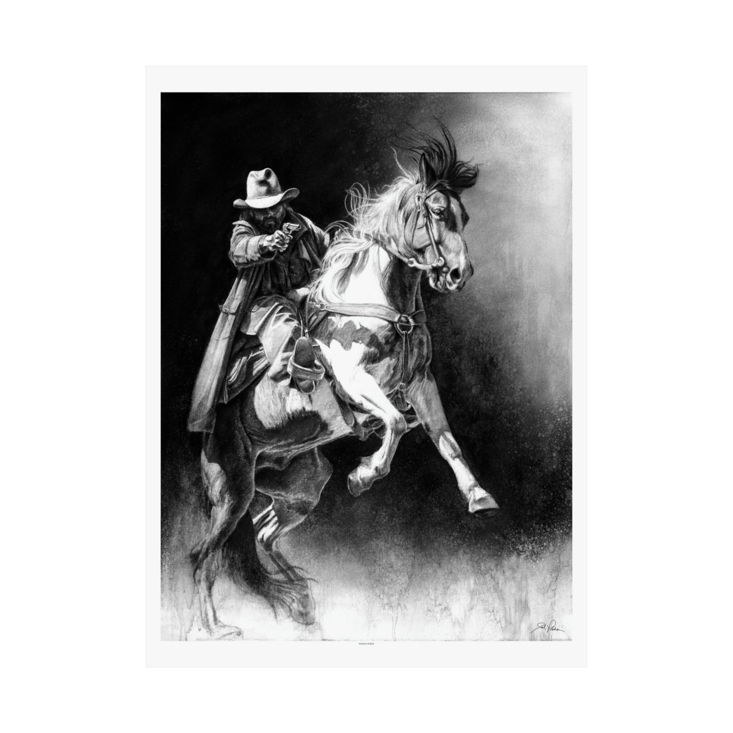 "Rough Rider" Premium Matte Paper Print.