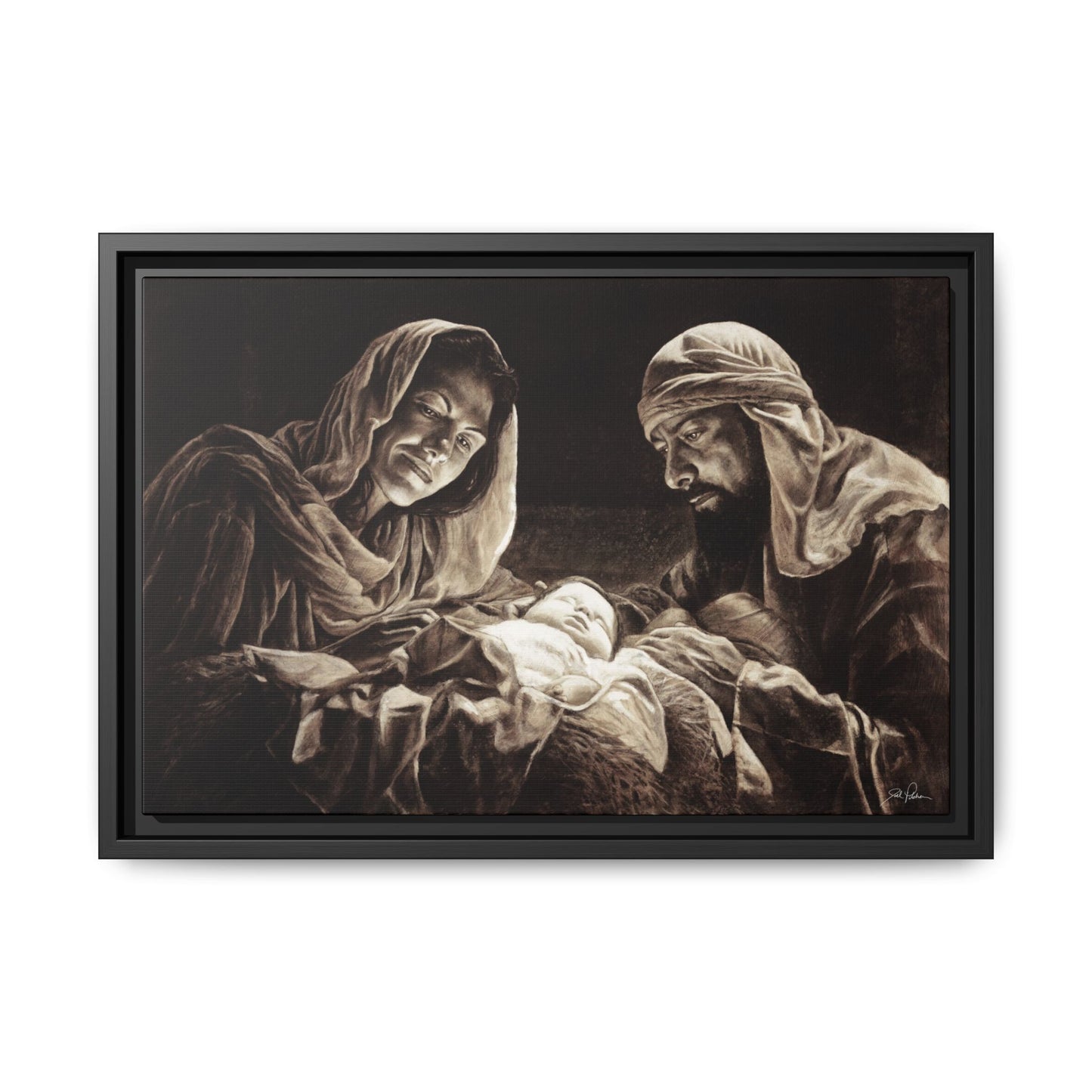 "Light of the World" Framed Canvas