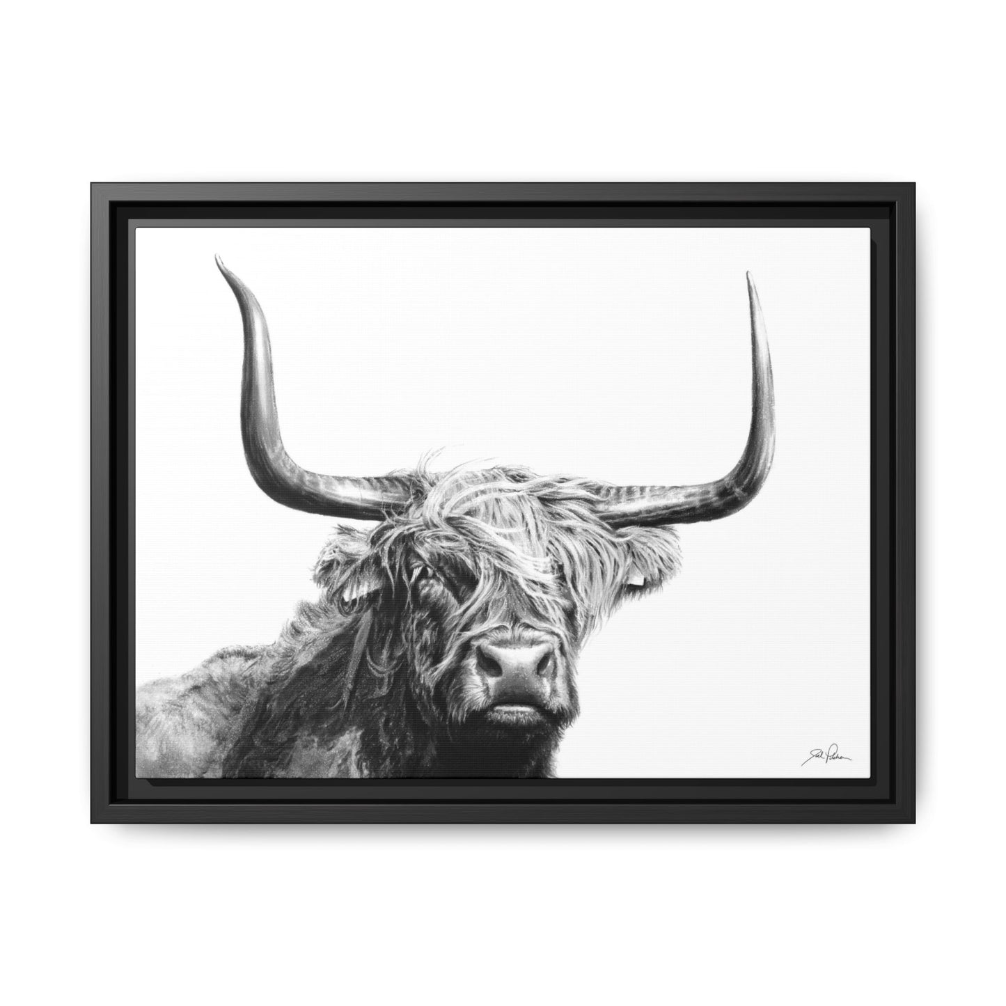 "Highlander" Framed Canvas