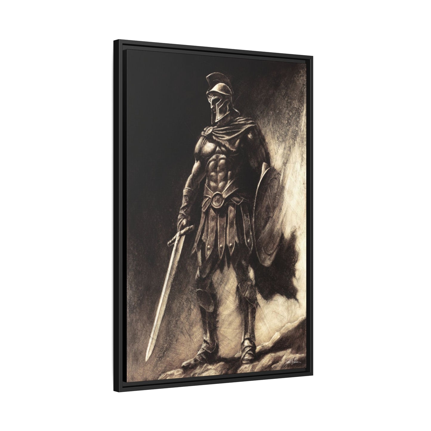 "Armor of God" Framed Canvas