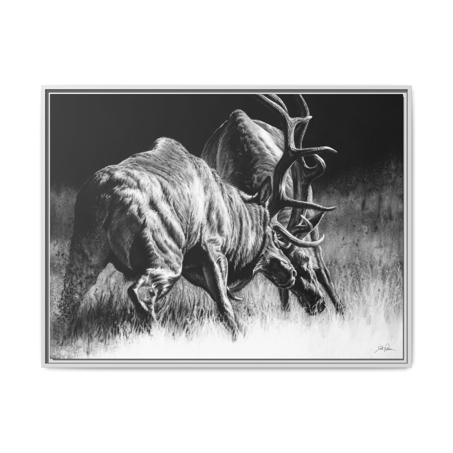 "Winner Takes All" Framed Canvas