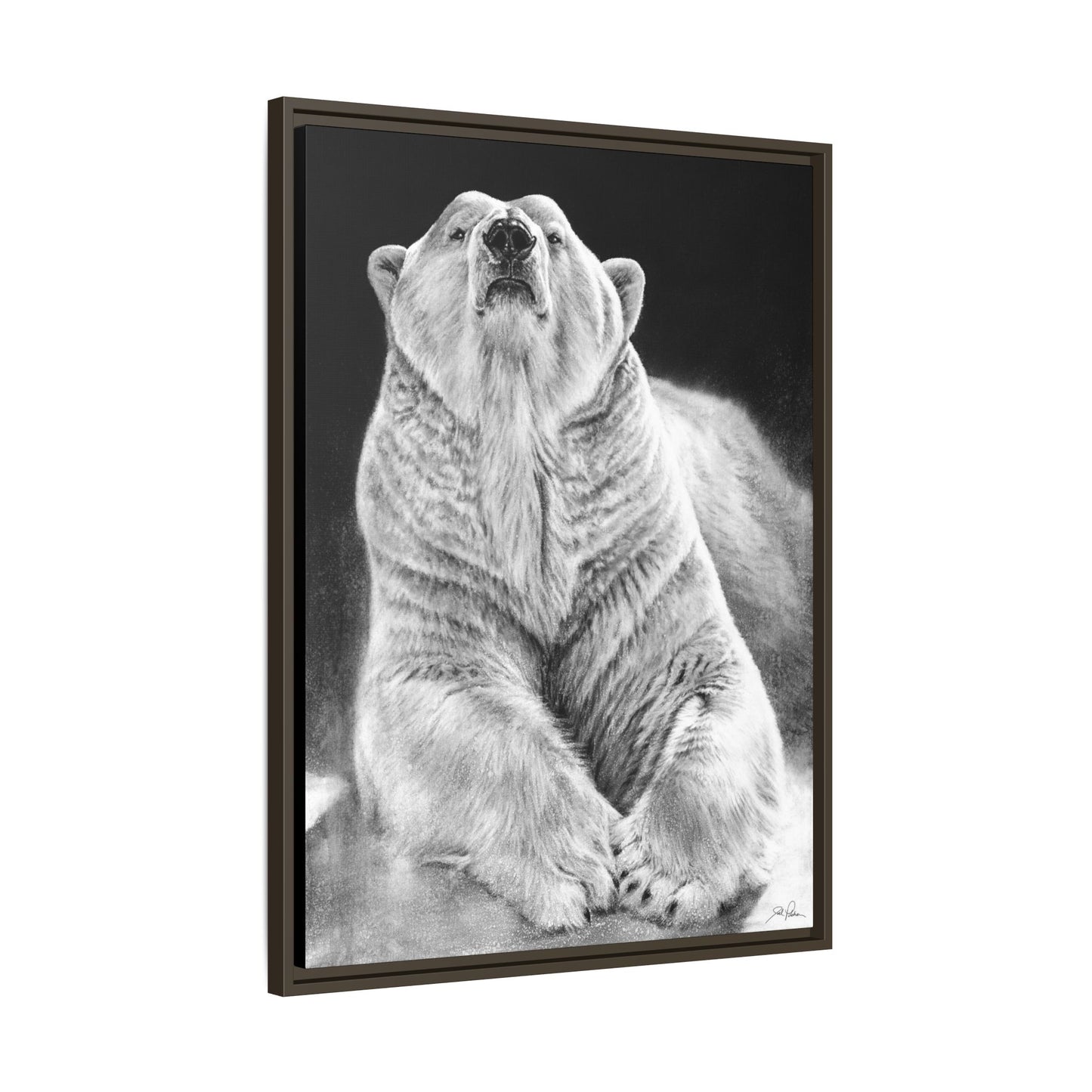 "Defiant" Framed Canvas