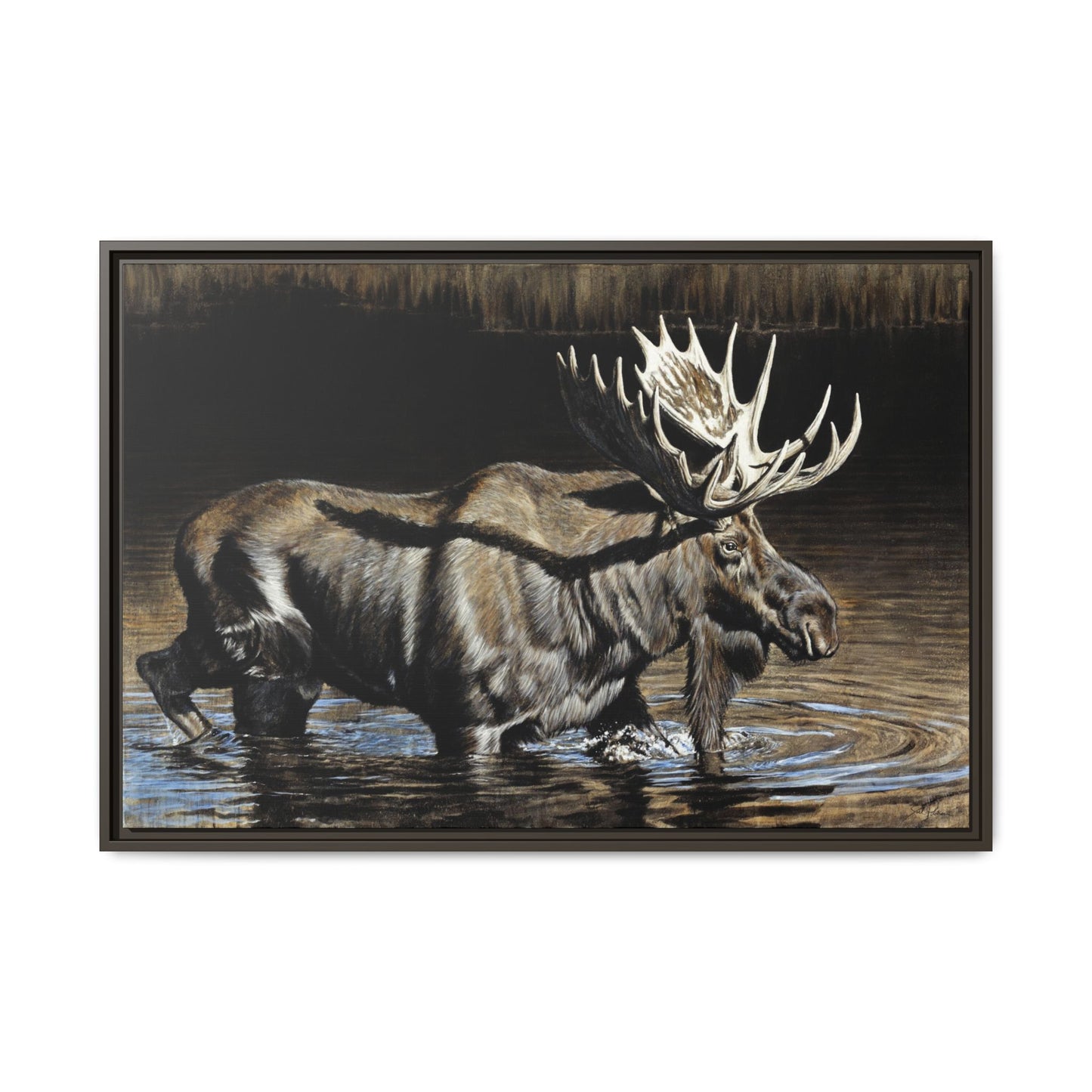 "Big Dipper" Framed Canvas