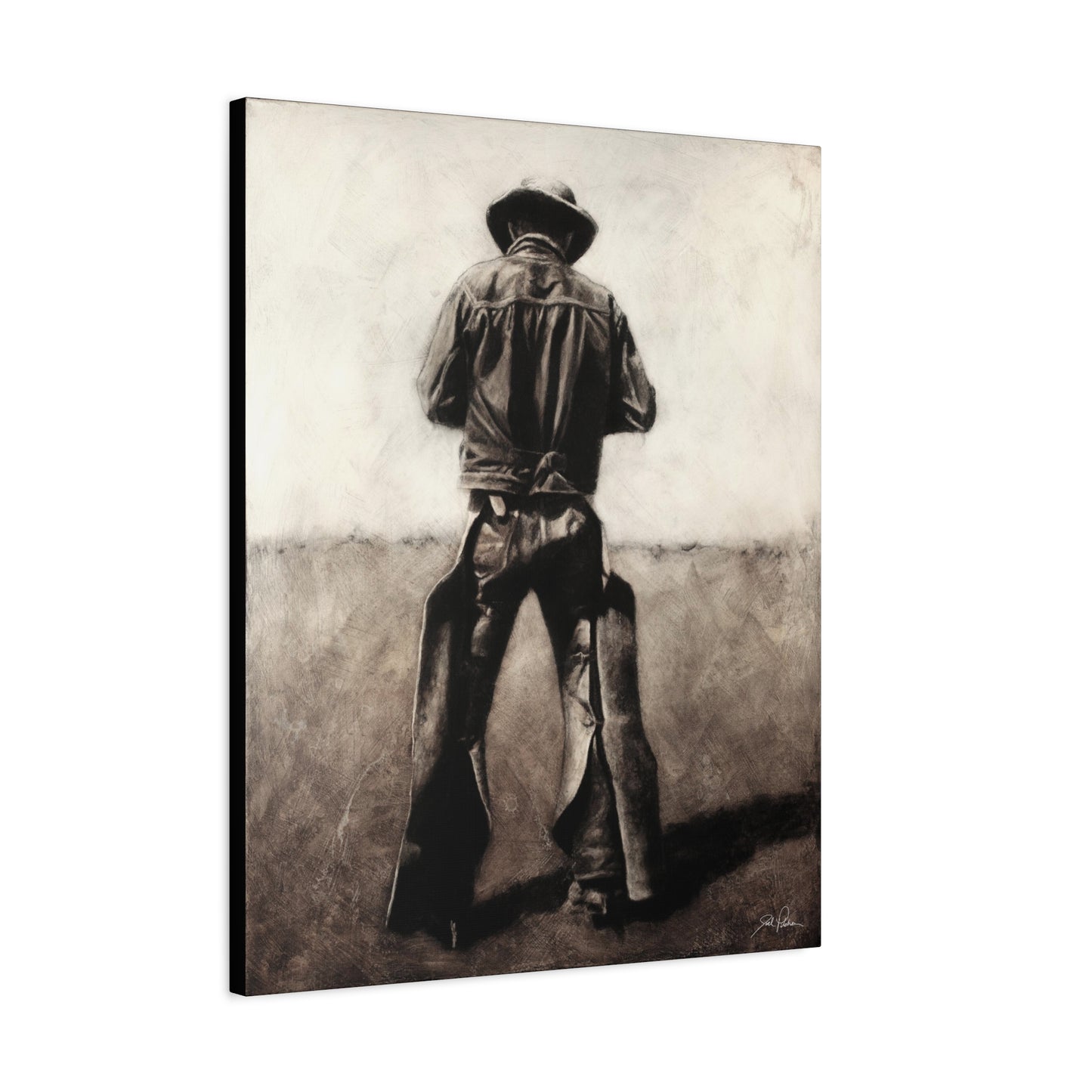 "Cowboy" Stretched Canvas