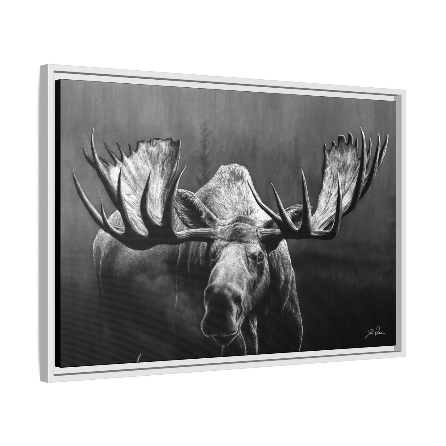 "Wide Load" Framed Canvas