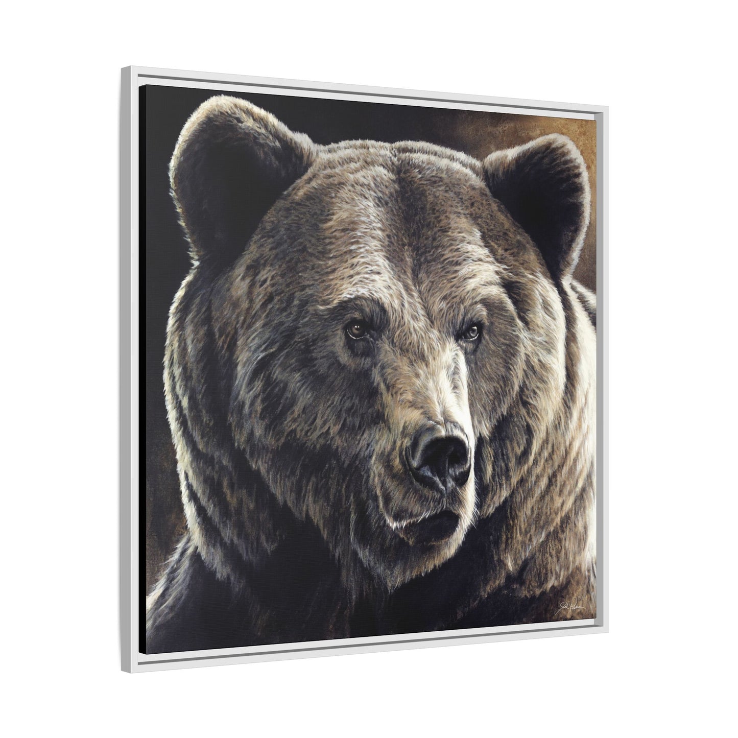 "Kodiak" Framed Canvas