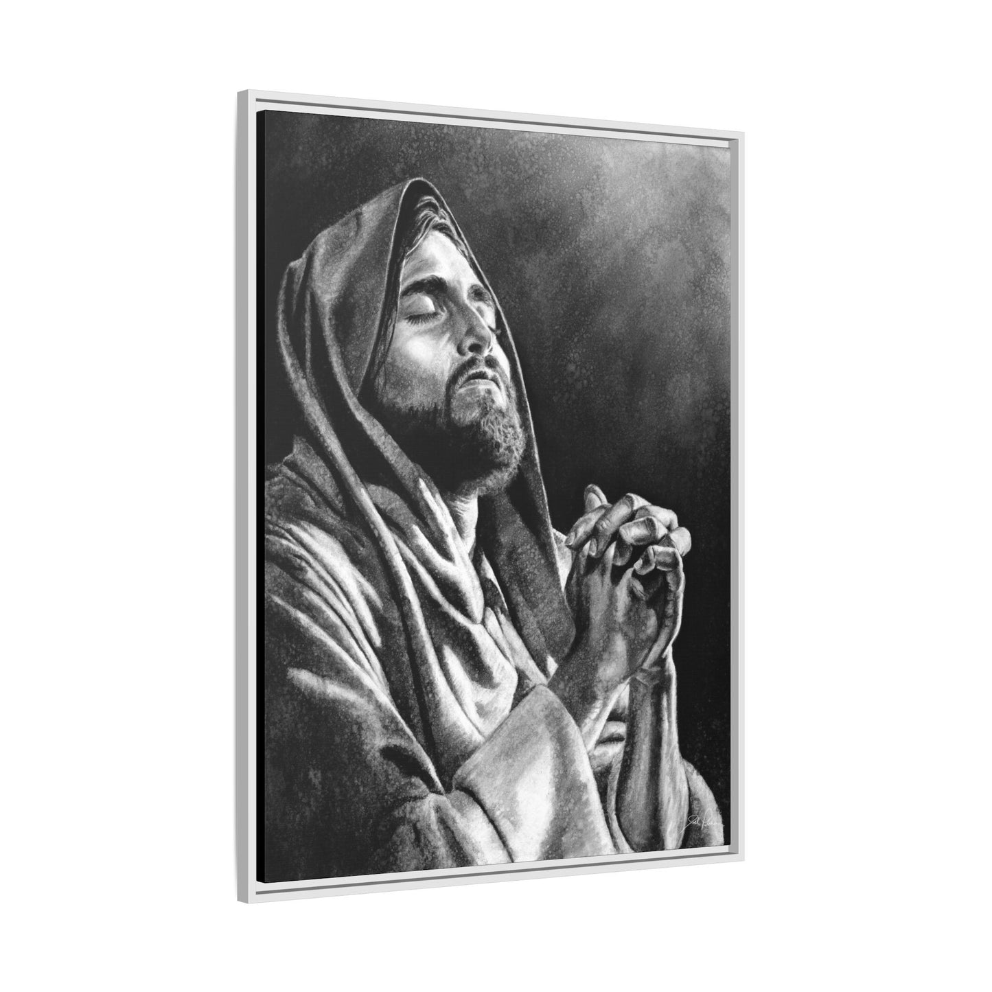 "Thy Will Be Done" Framed Canvas
