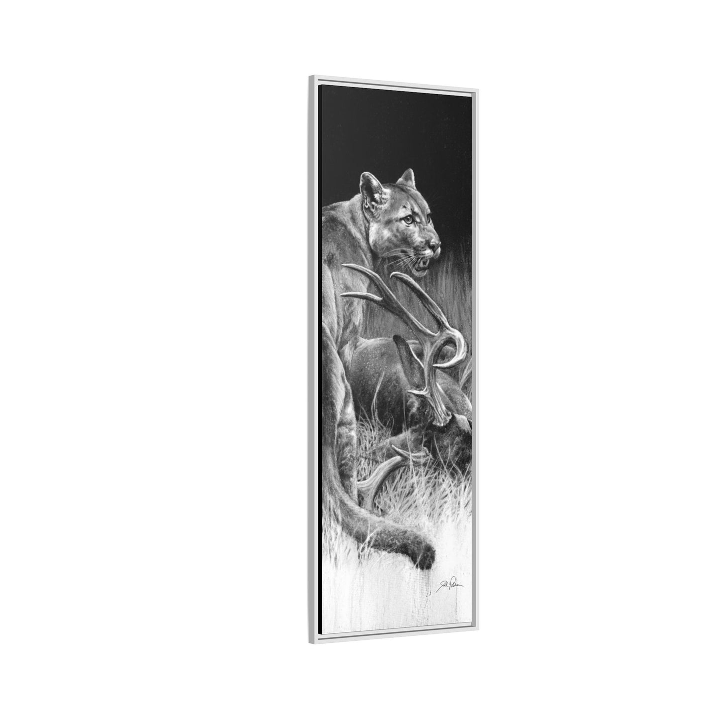 "Food Chain" Framed Canvas