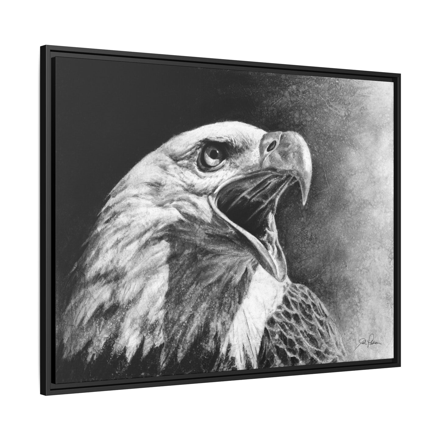 "Bald Eagle" Framed Canvas