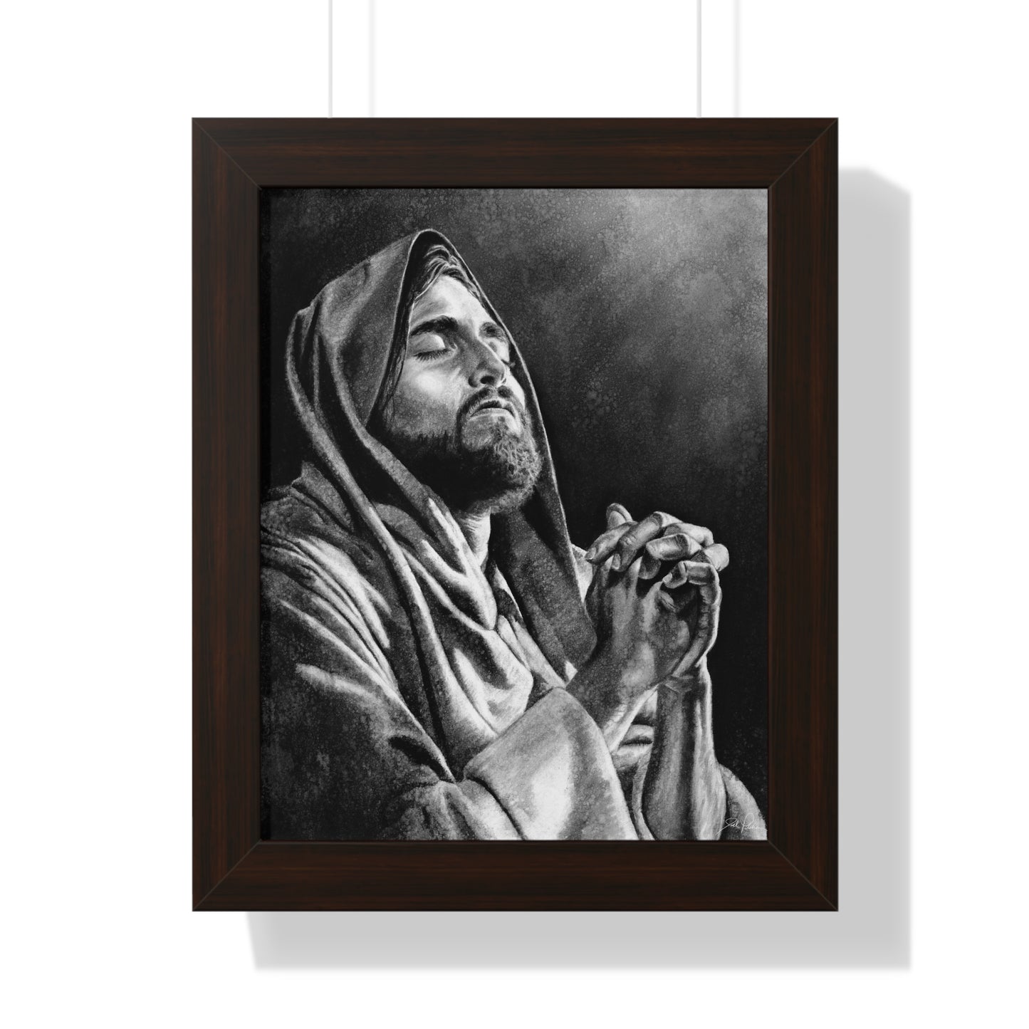 "Thy Will Be Done" Framed Paper Print