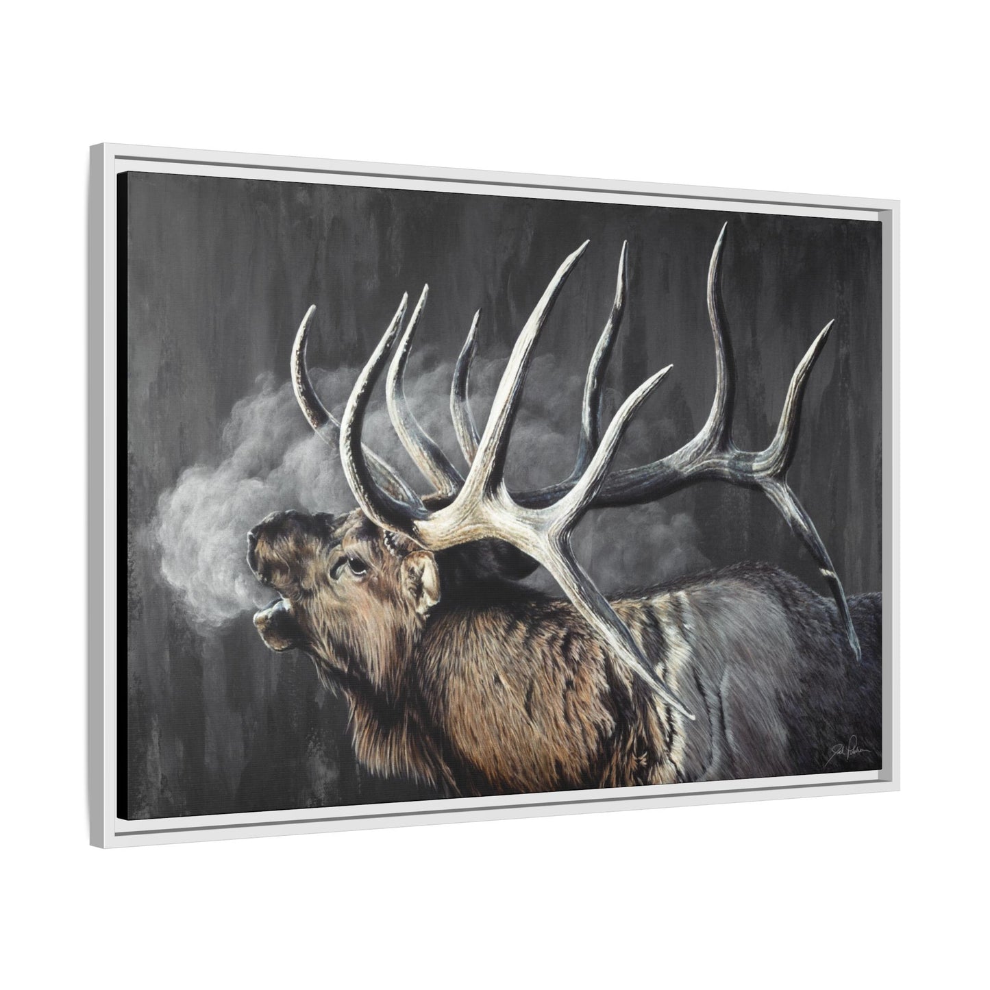 "Last Call" Framed Canvas