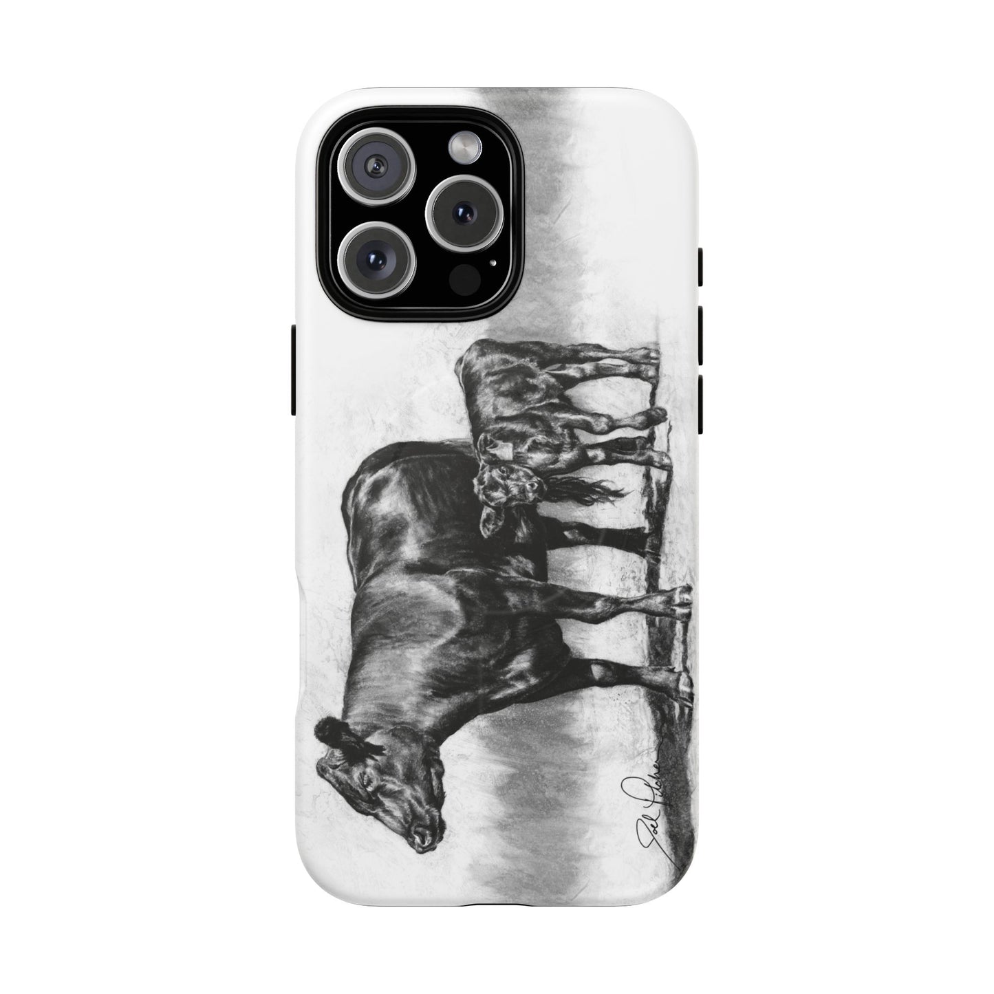 "Mama Cow & Calf" Magnetic Tough Case