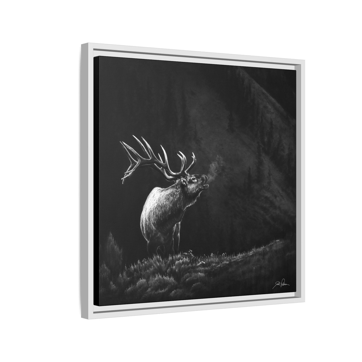 "Mountain Monarch" Framed Canvas