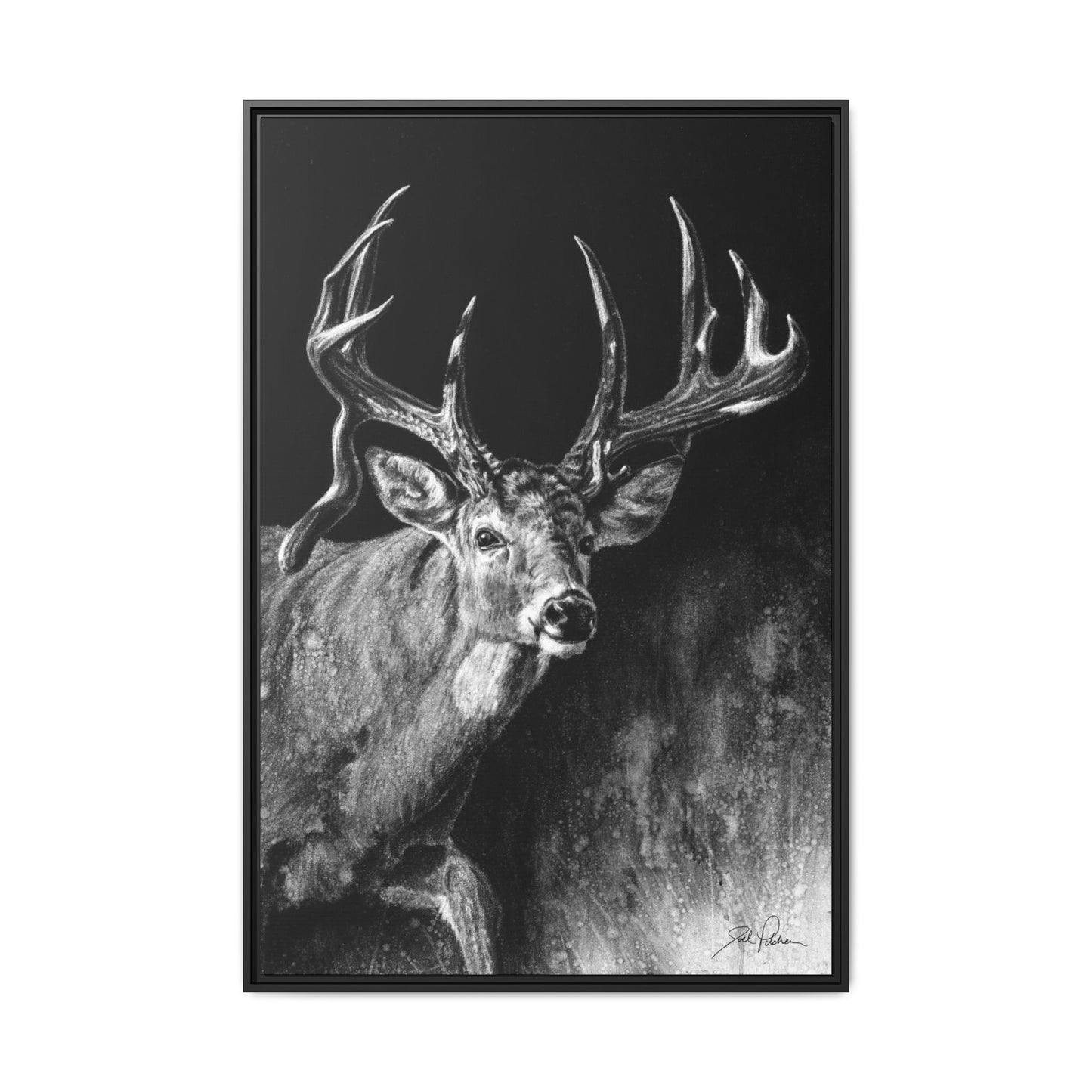 "Jaw Dropper" Framed Canvas