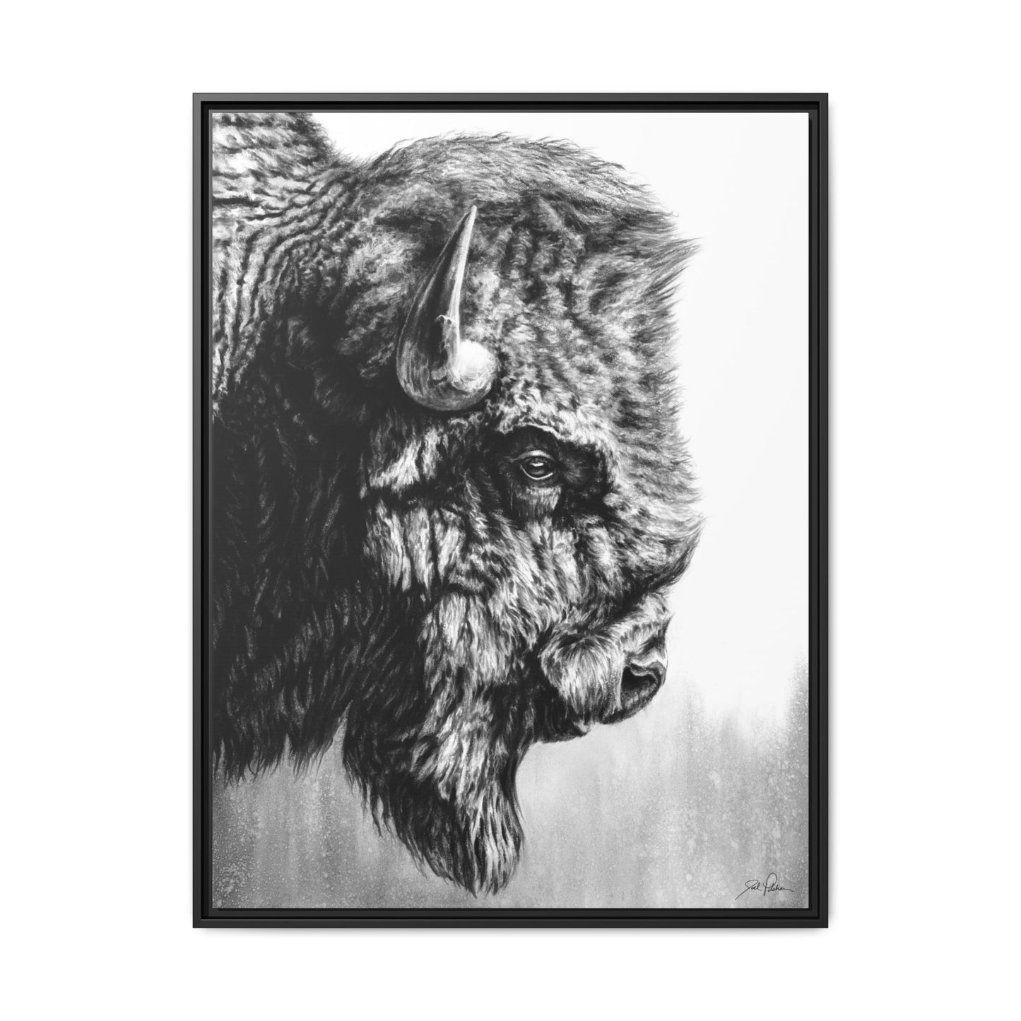 "Headstrong" Framed Canvas