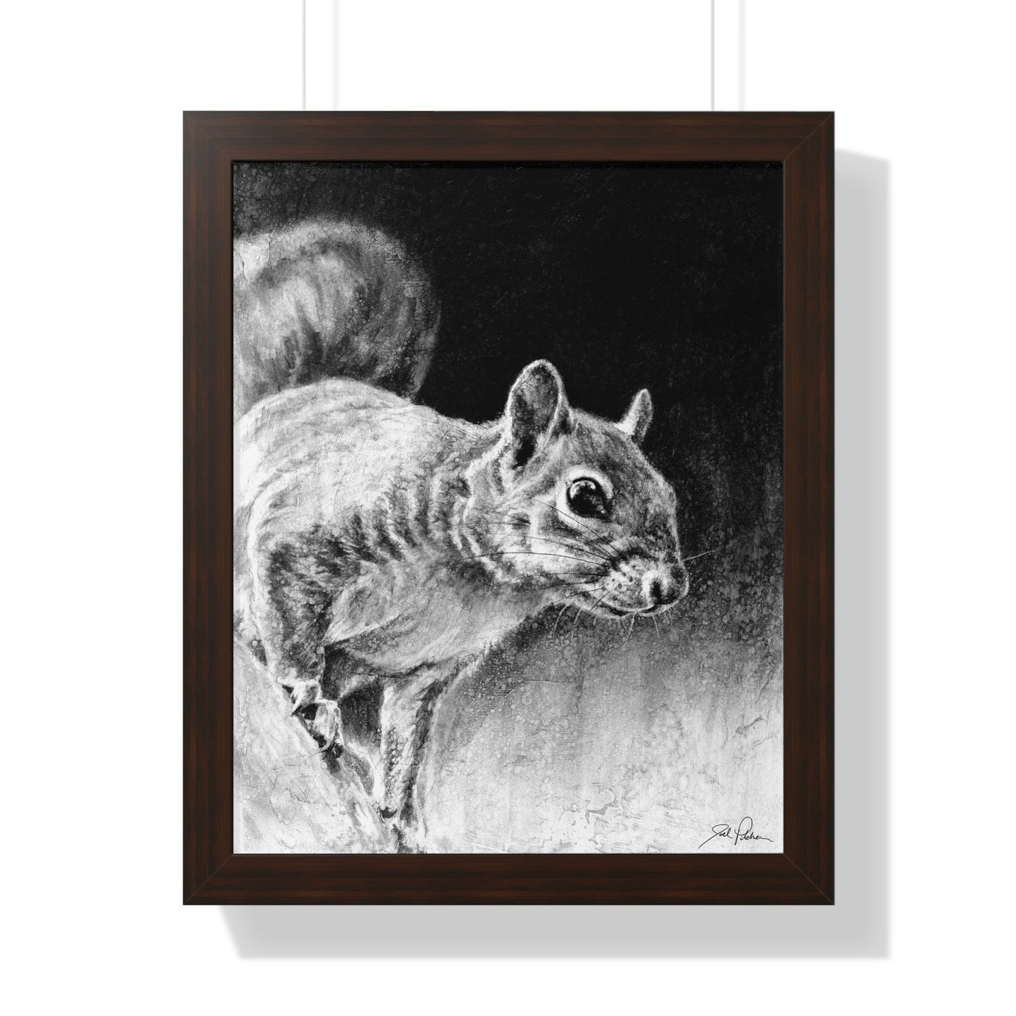"Squirrel" Framed Paper Print
