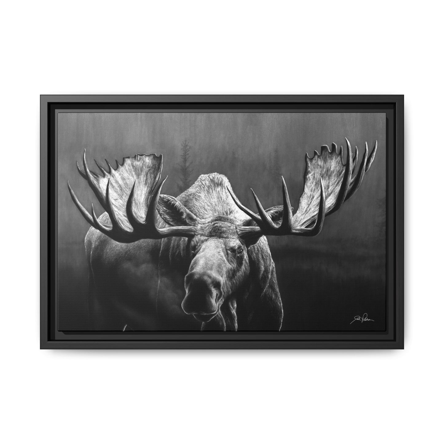 "Wide Load" Framed Canvas