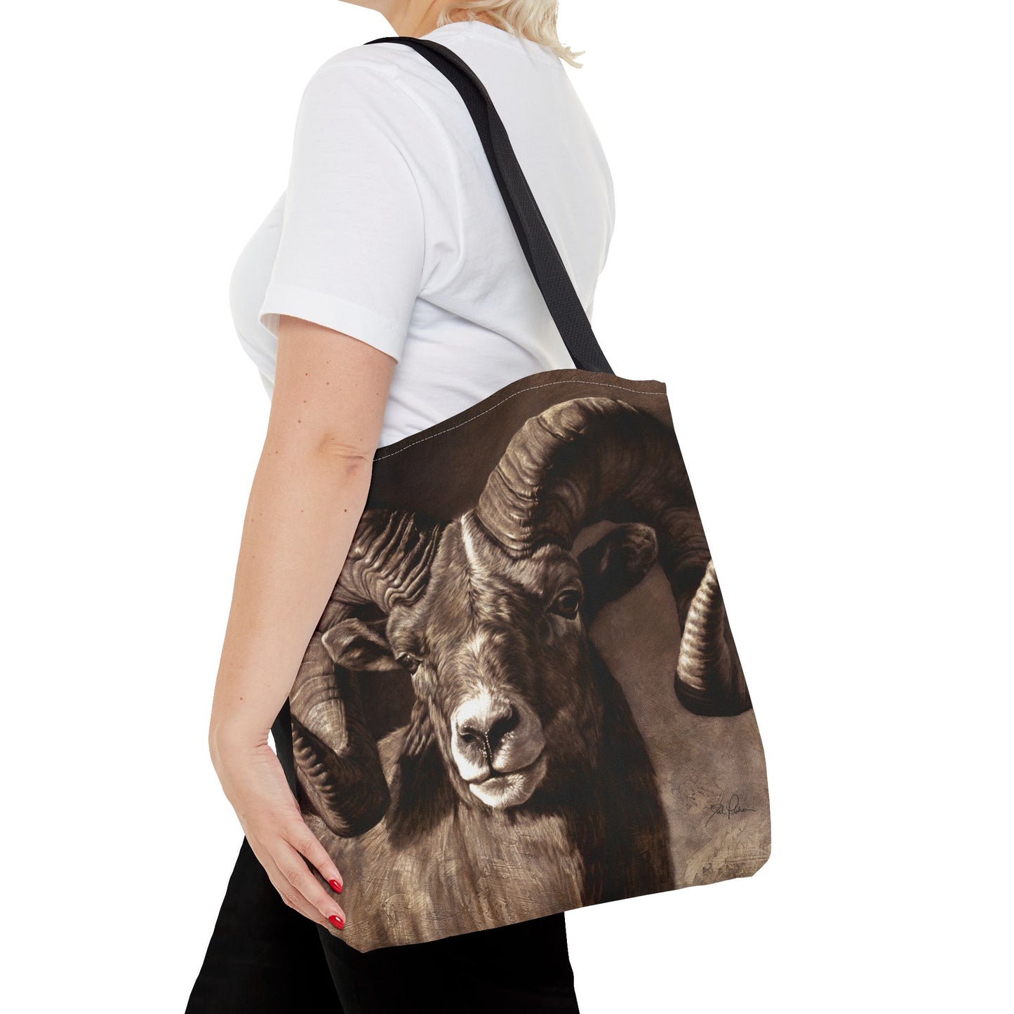 "Full Curl" Tote Bag