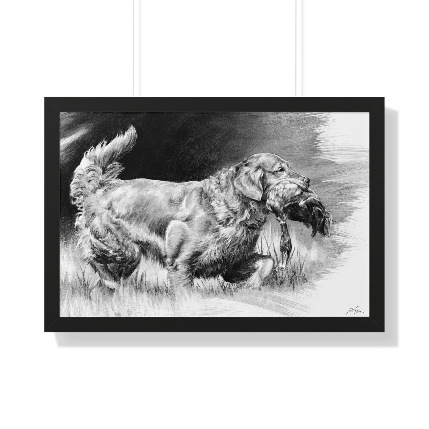 "Good Dog" Framed Paper Print
