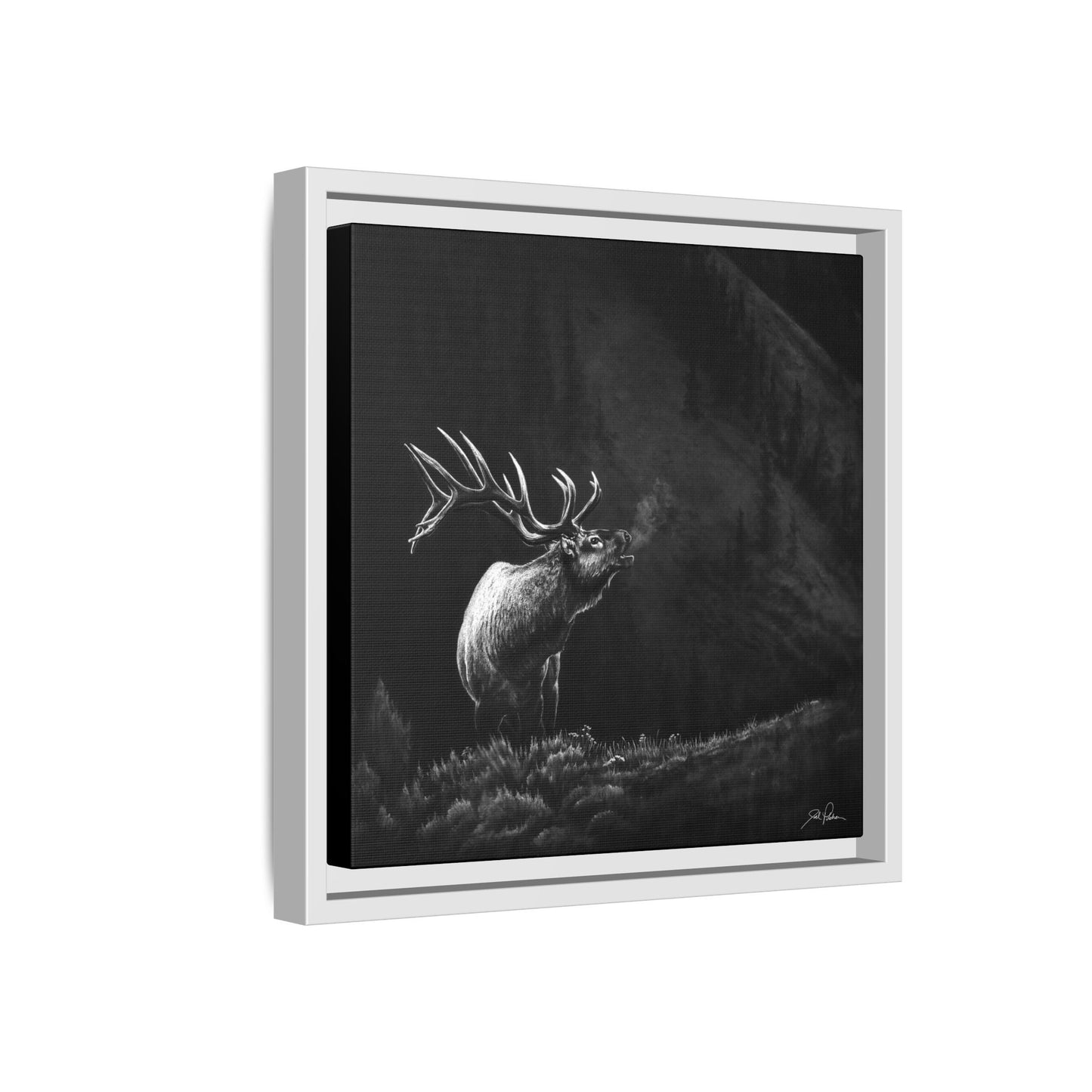 "Mountain Monarch" Framed Canvas