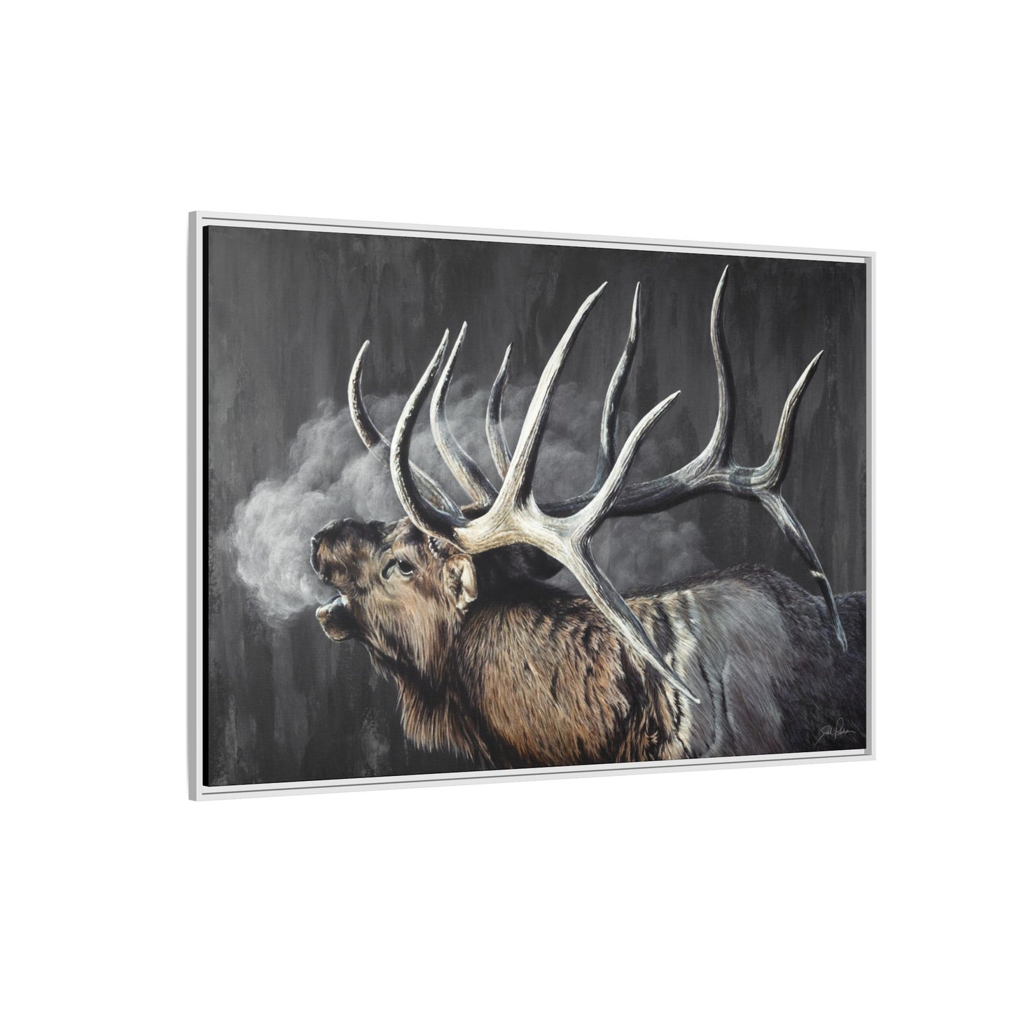 "Last Call" Framed Canvas