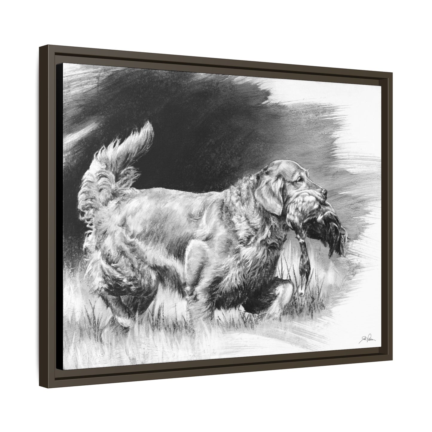 "Good Dog" Framed Canvas