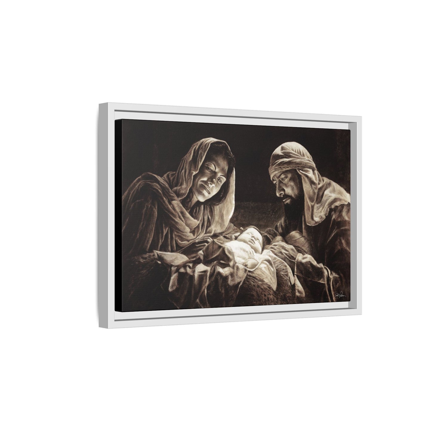 "Light of the World" Framed Canvas