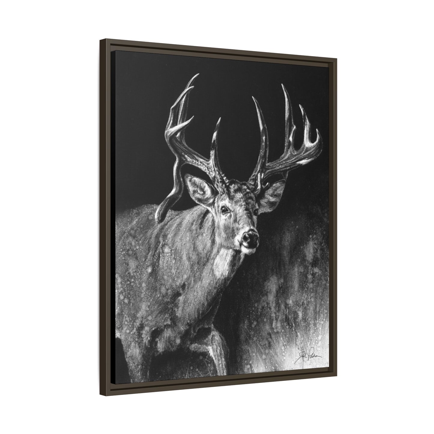 "Jaw Dropper" Framed Canvas
