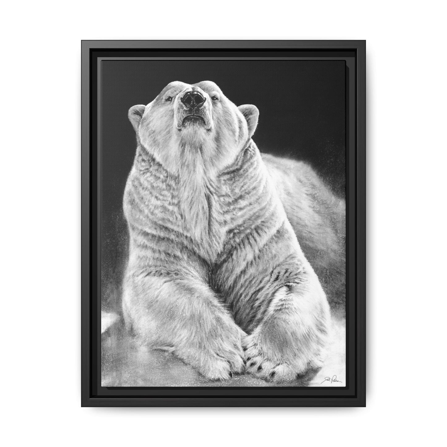 "Defiant" Framed Canvas