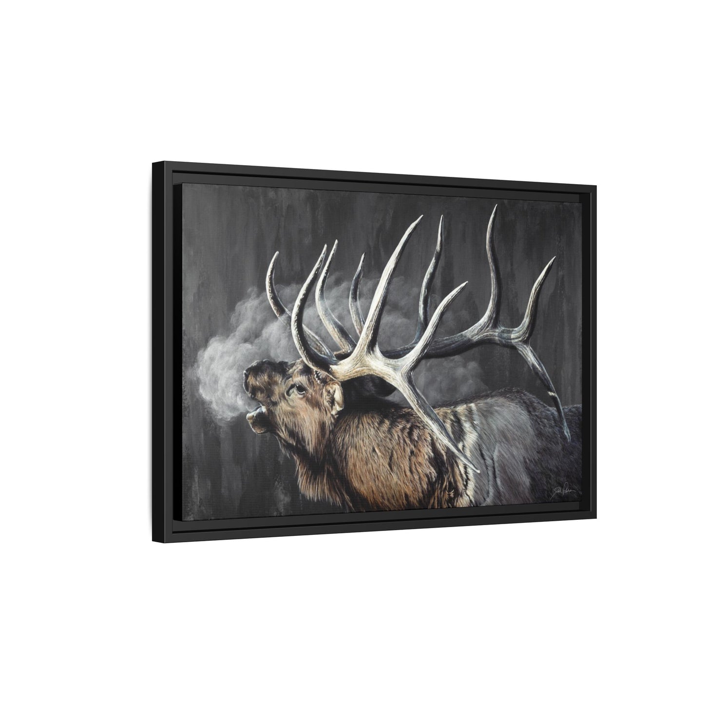 "Last Call" Framed Canvas