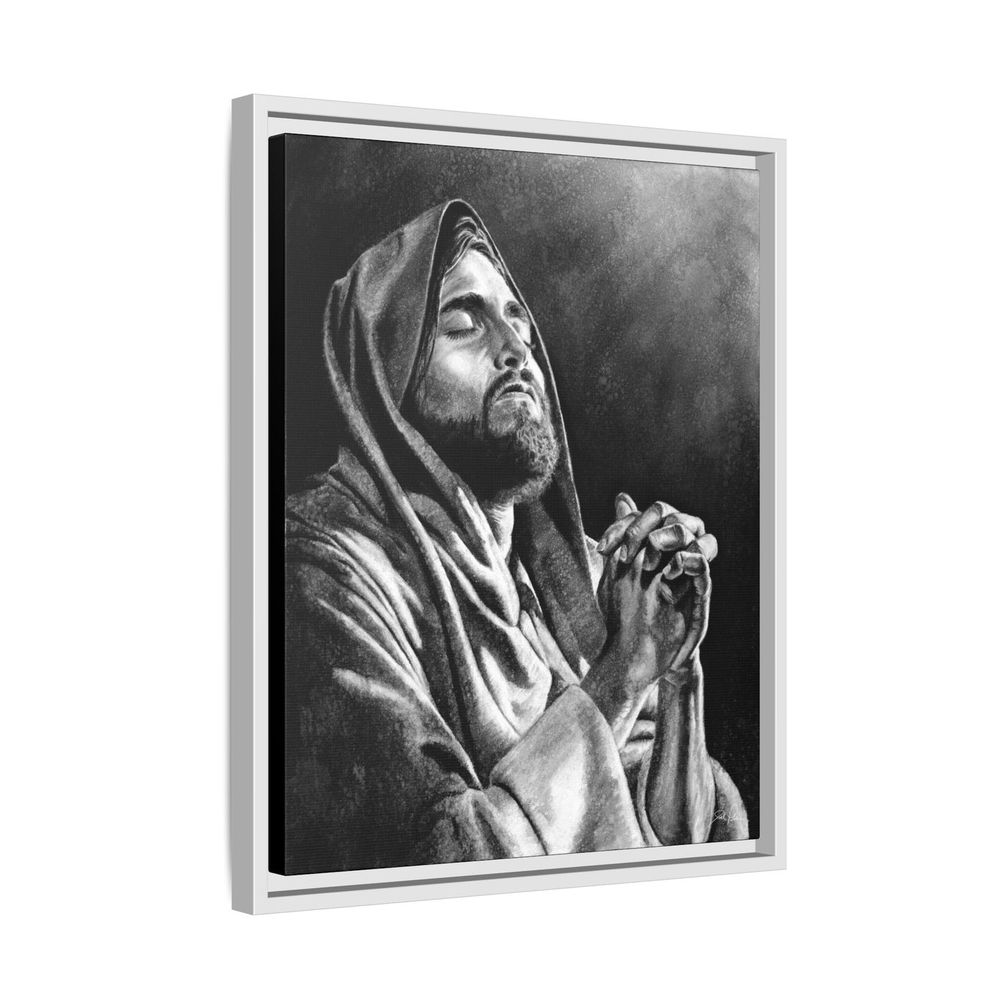"Thy Will Be Done" Framed Canvas