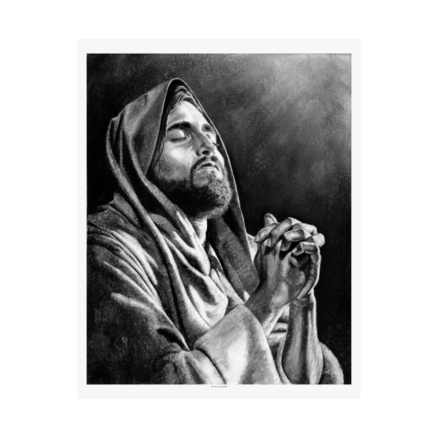 "Thy Will Be Done" Premium Matte Paper Print