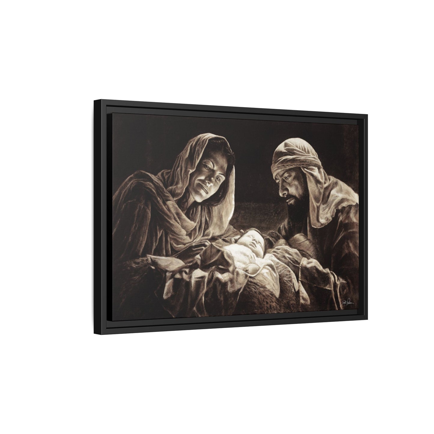 "Light of the World" Framed Canvas