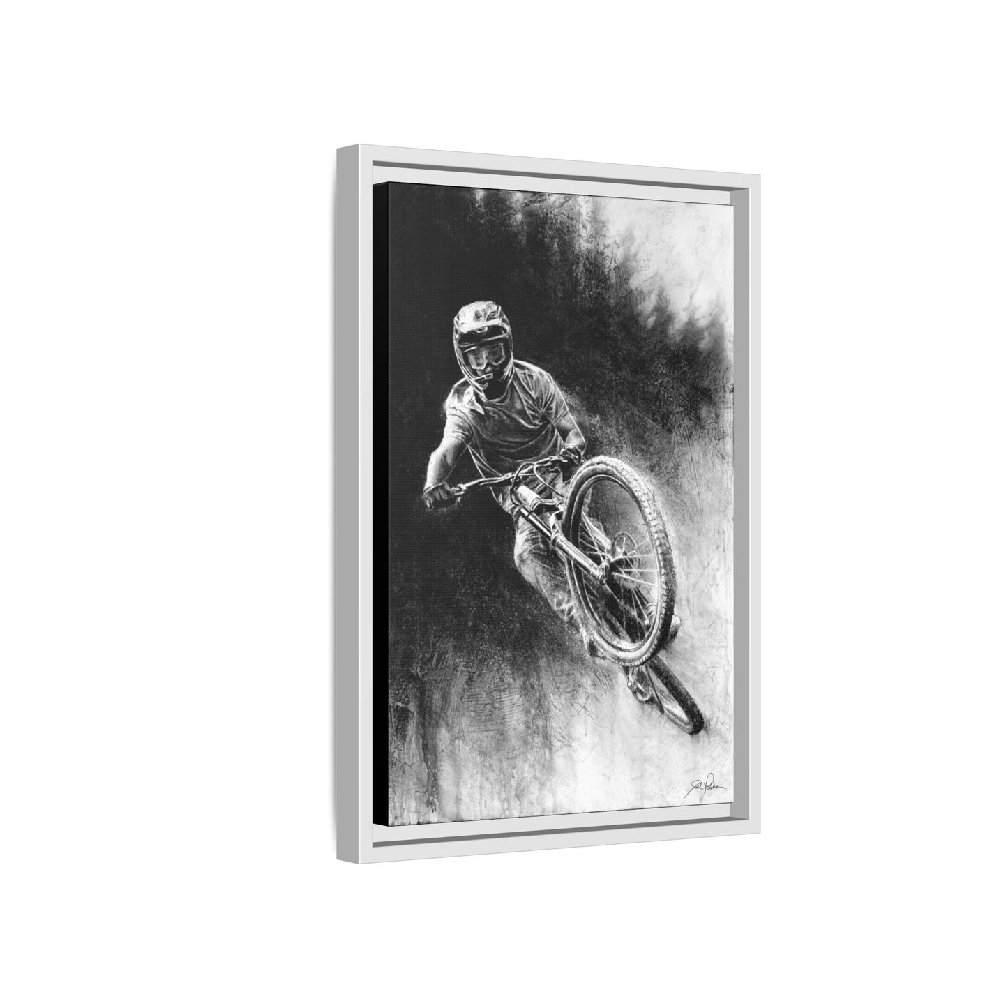 "Mountain Air" Framed Canvas