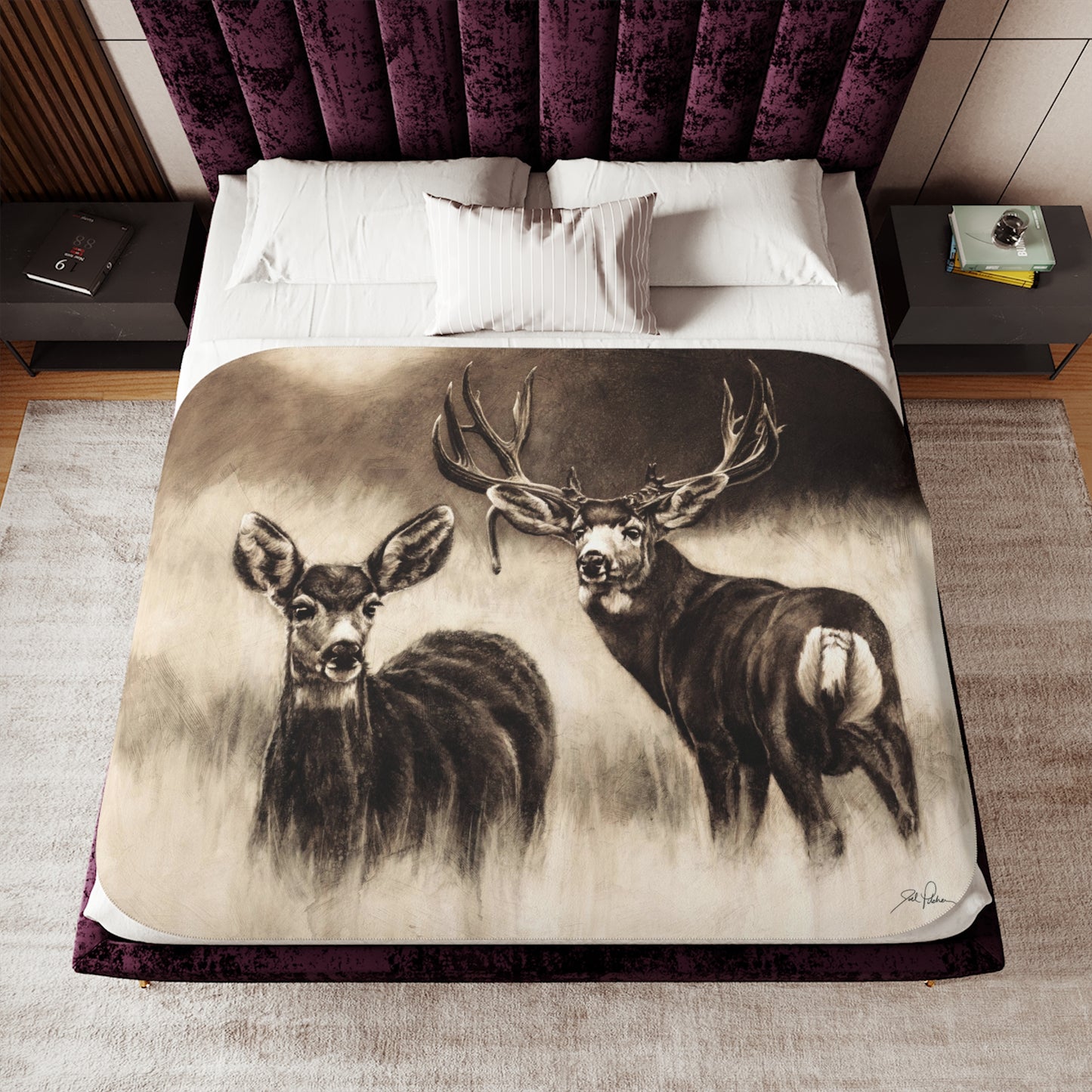 "Couples Retreat" Sherpa Blanket