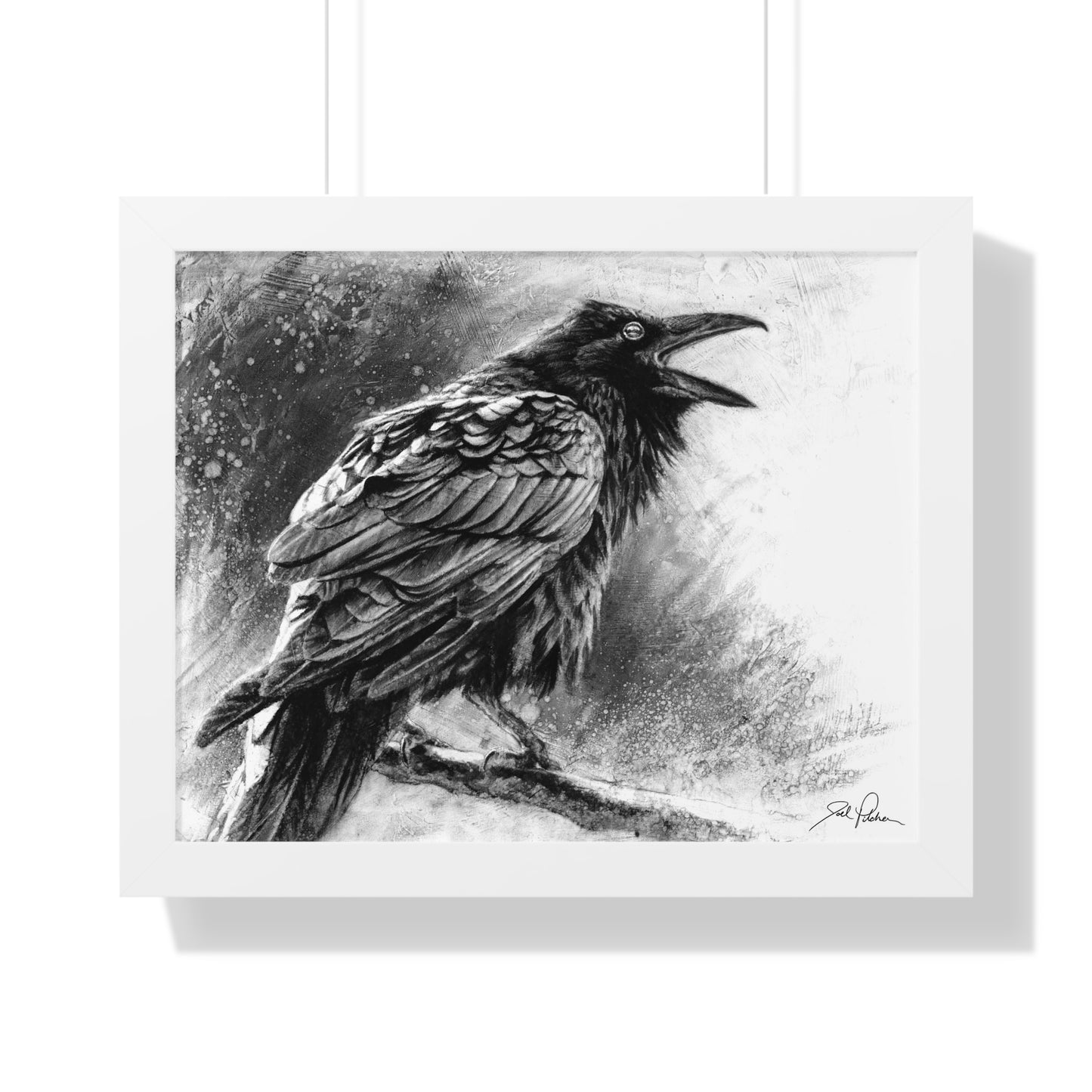 "Raven" Framed Paper Print
