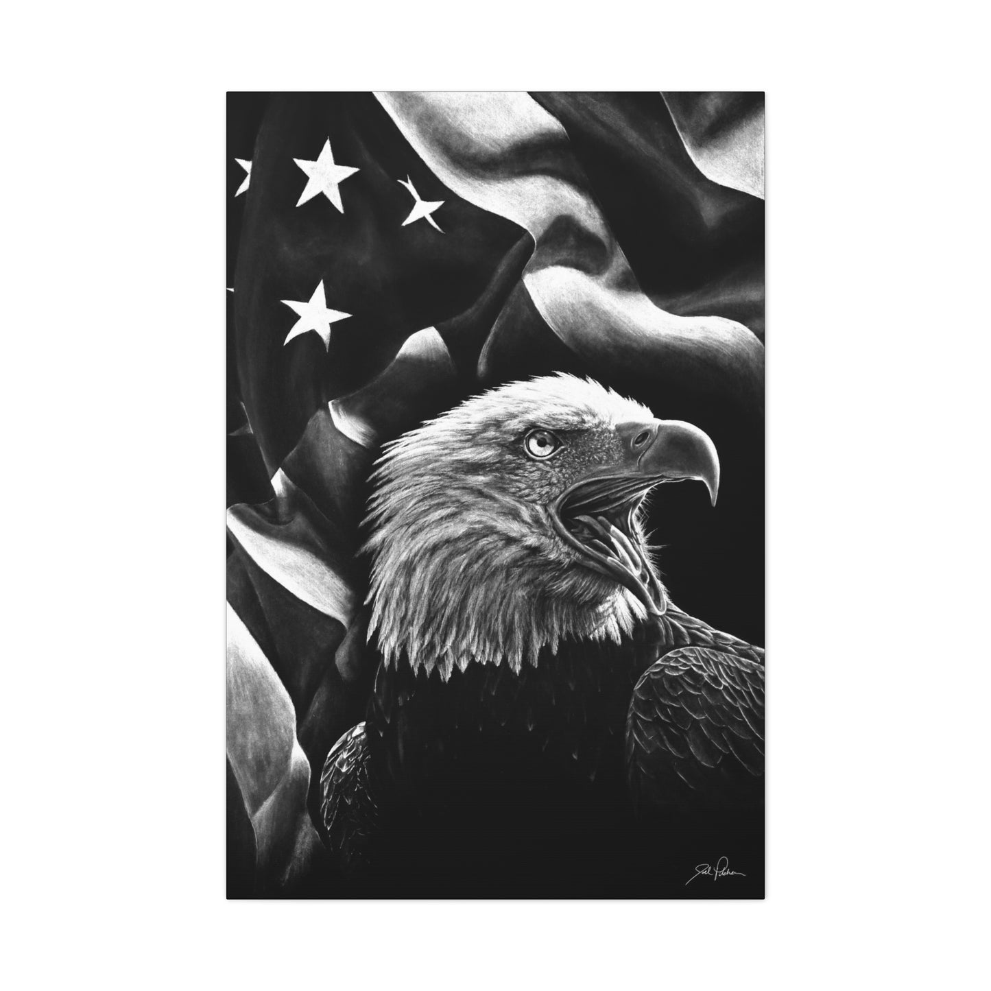 "American Eagle" Stretched Canvas