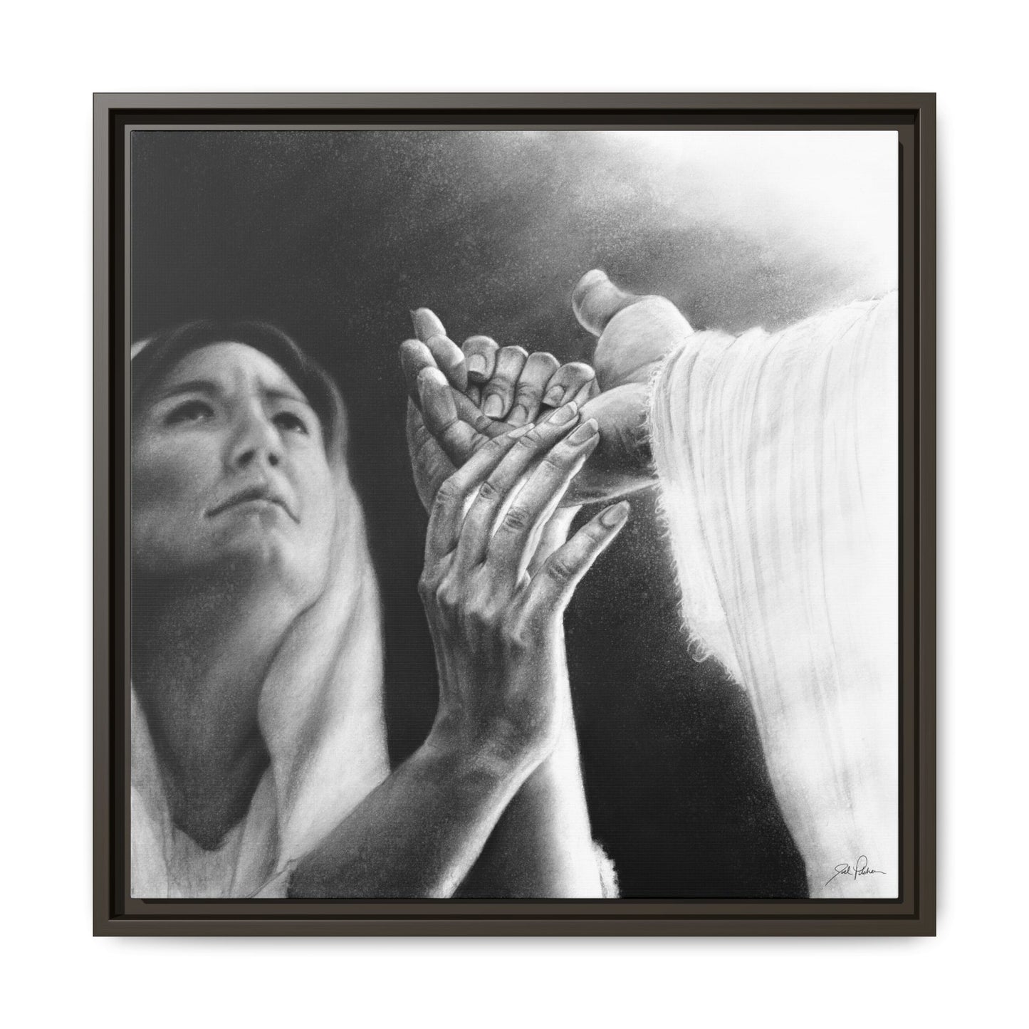 "Be of Good Comfort" Framed Canvas