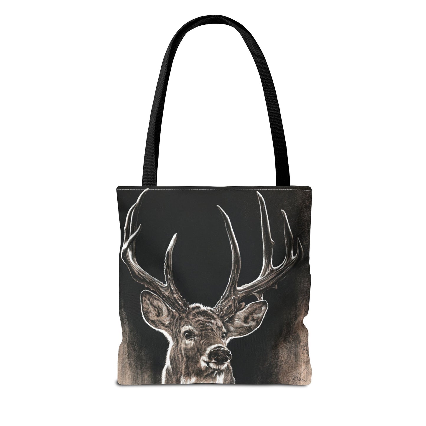"Backlit Buck" Tote Bag