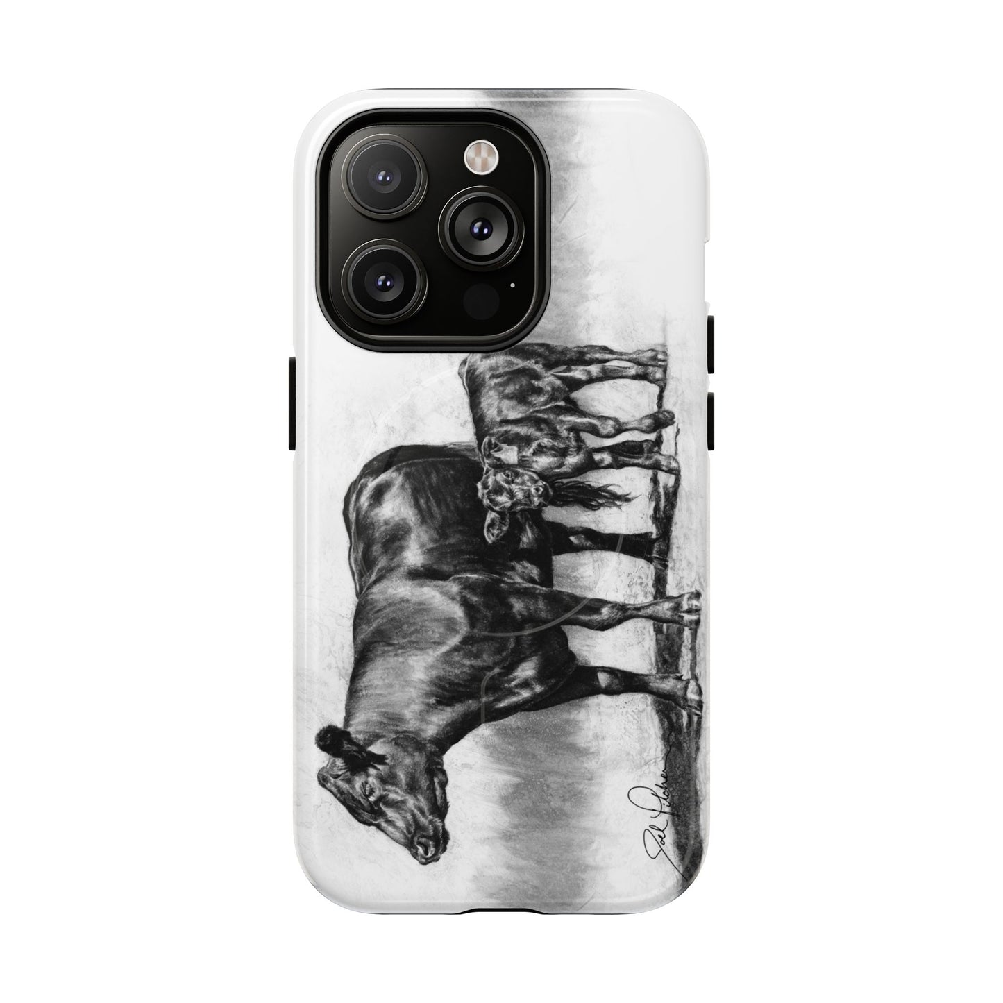 "Mama Cow & Calf" Magnetic Tough Case