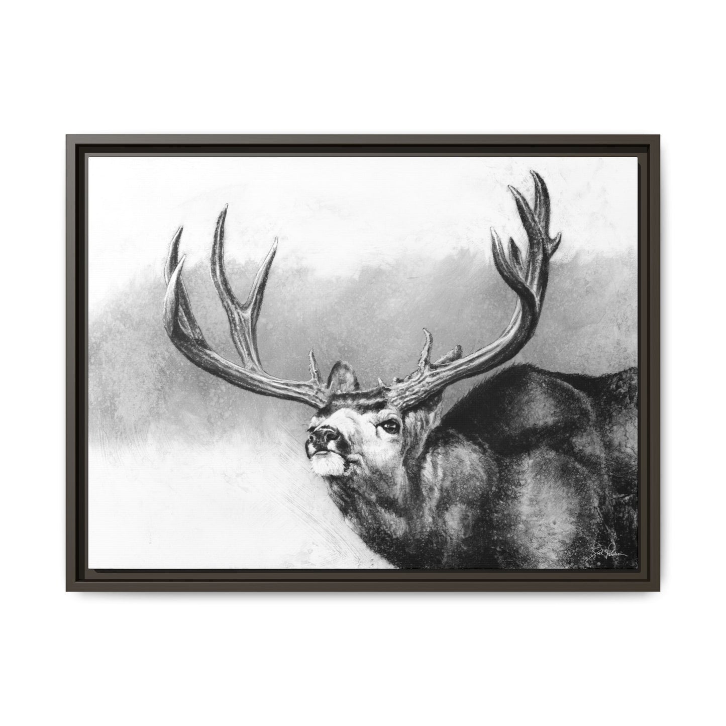 "Heavy & Wide" Framed Canvas