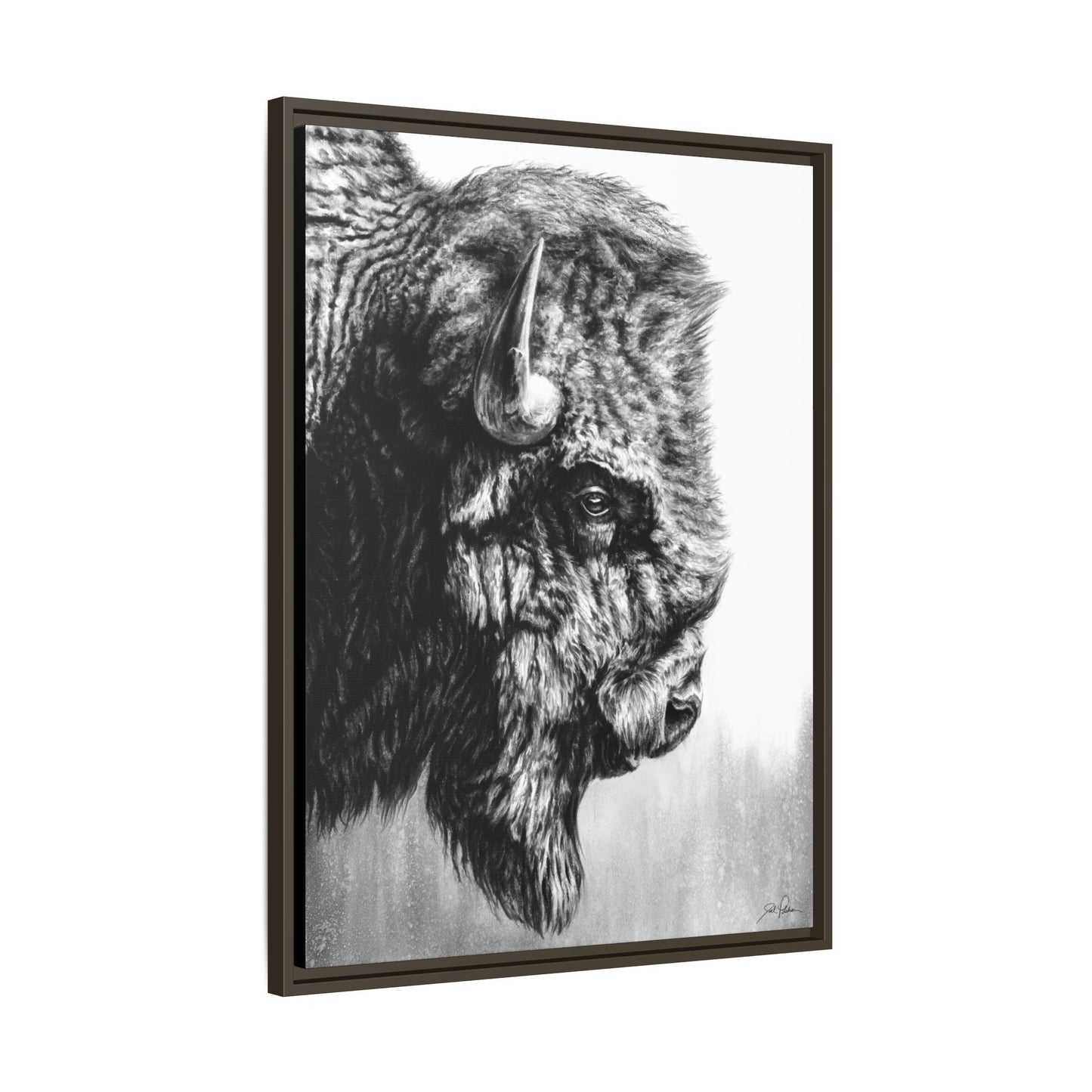 "Headstrong" Framed Canvas