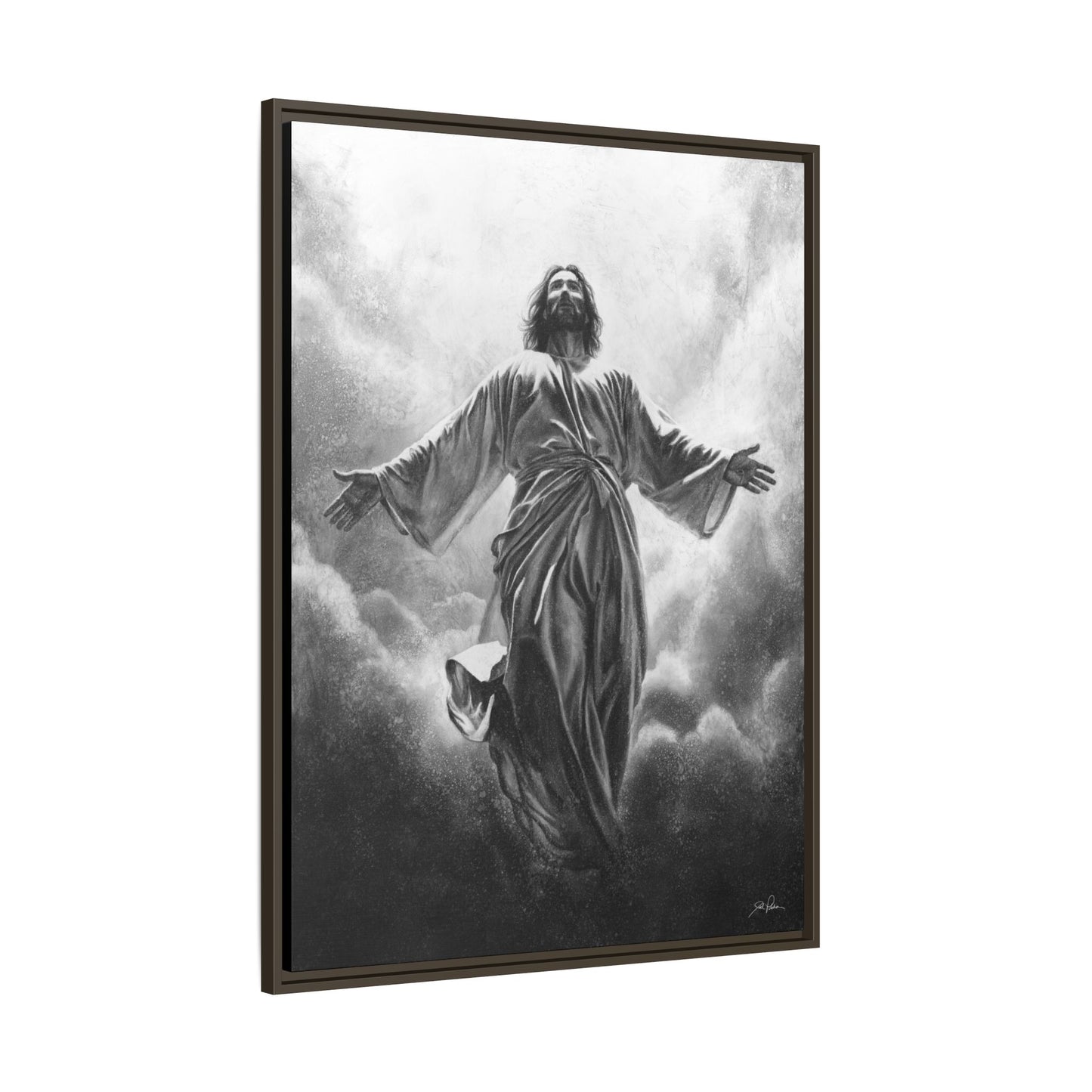 "In His Glory" Framed Canvas