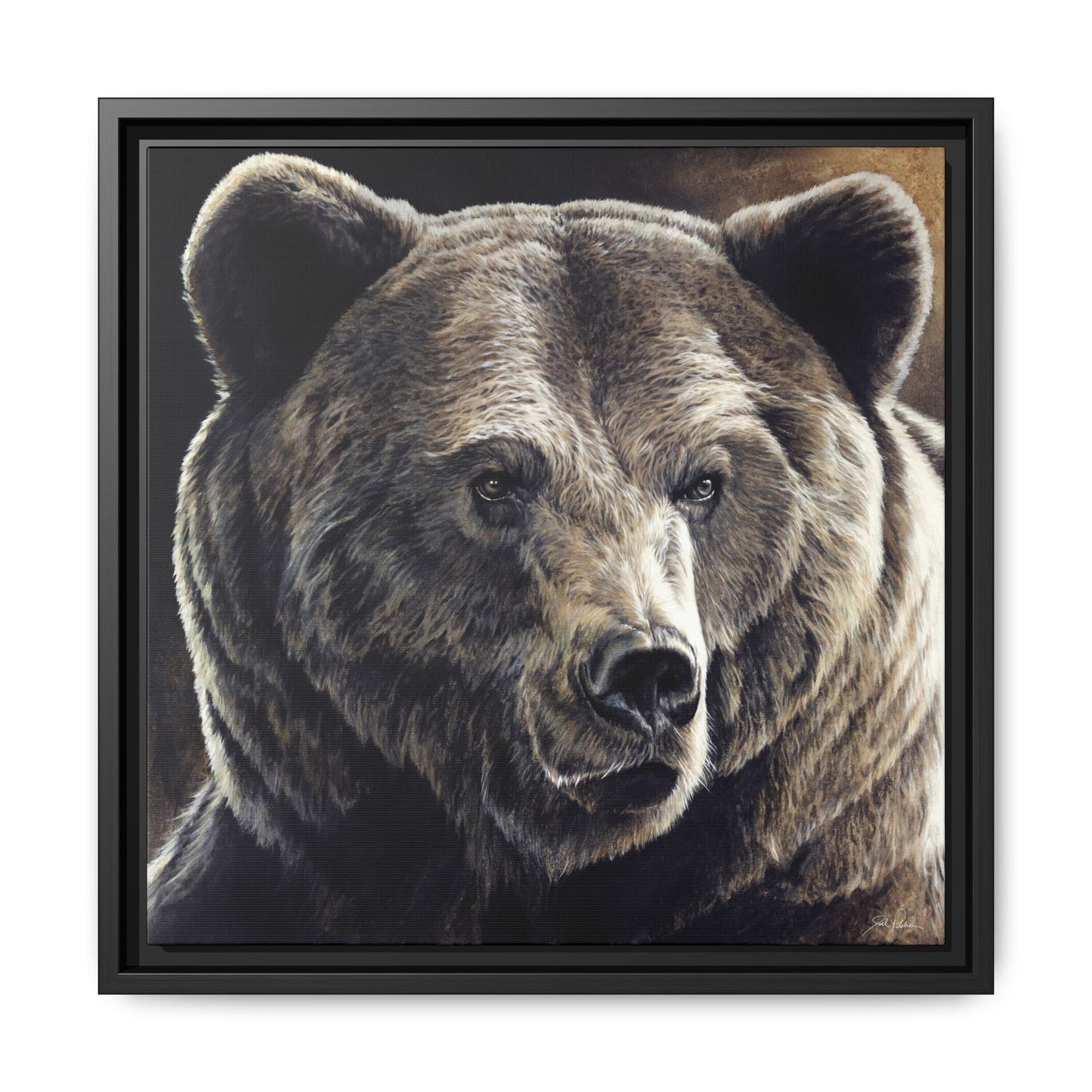 "Kodiak" Framed Canvas