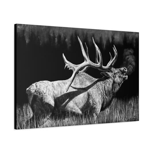 "Firebull" Stretched Canvas