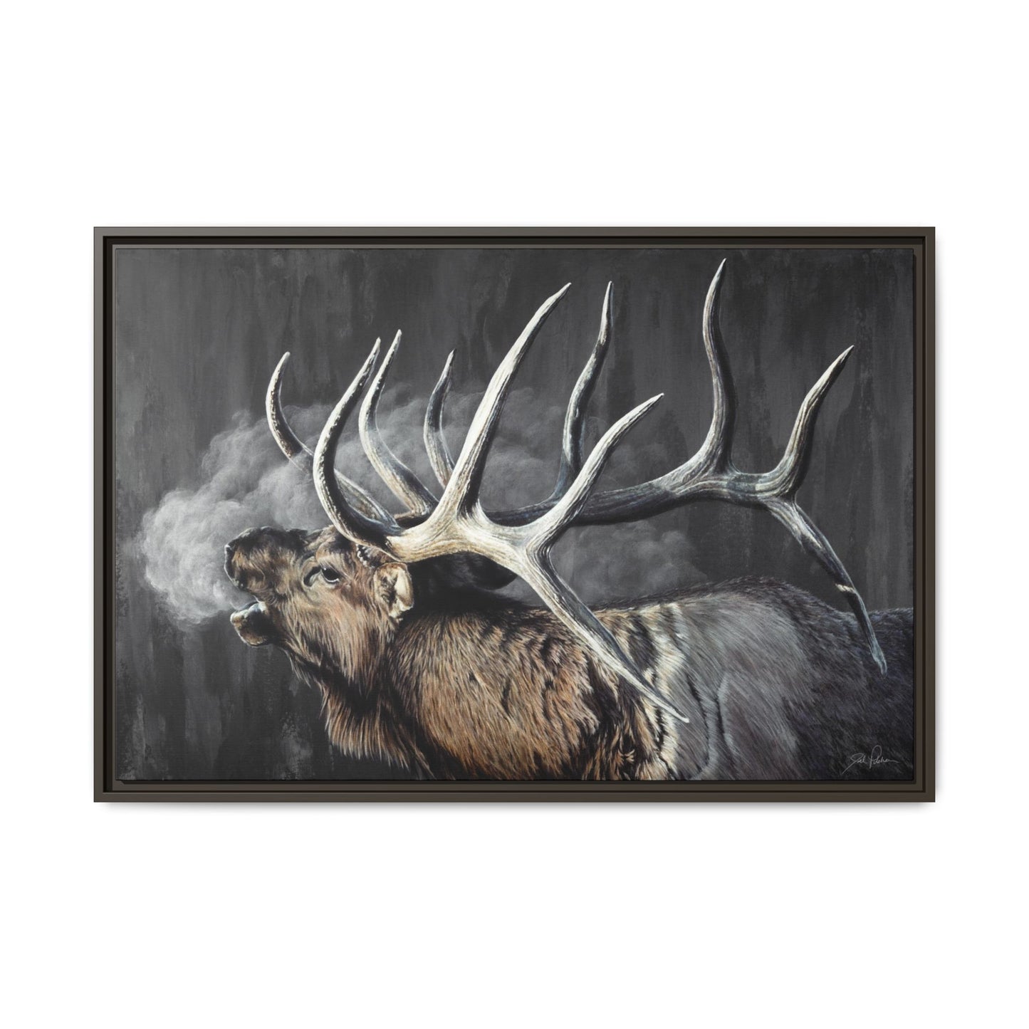 "Last Call" Framed Canvas