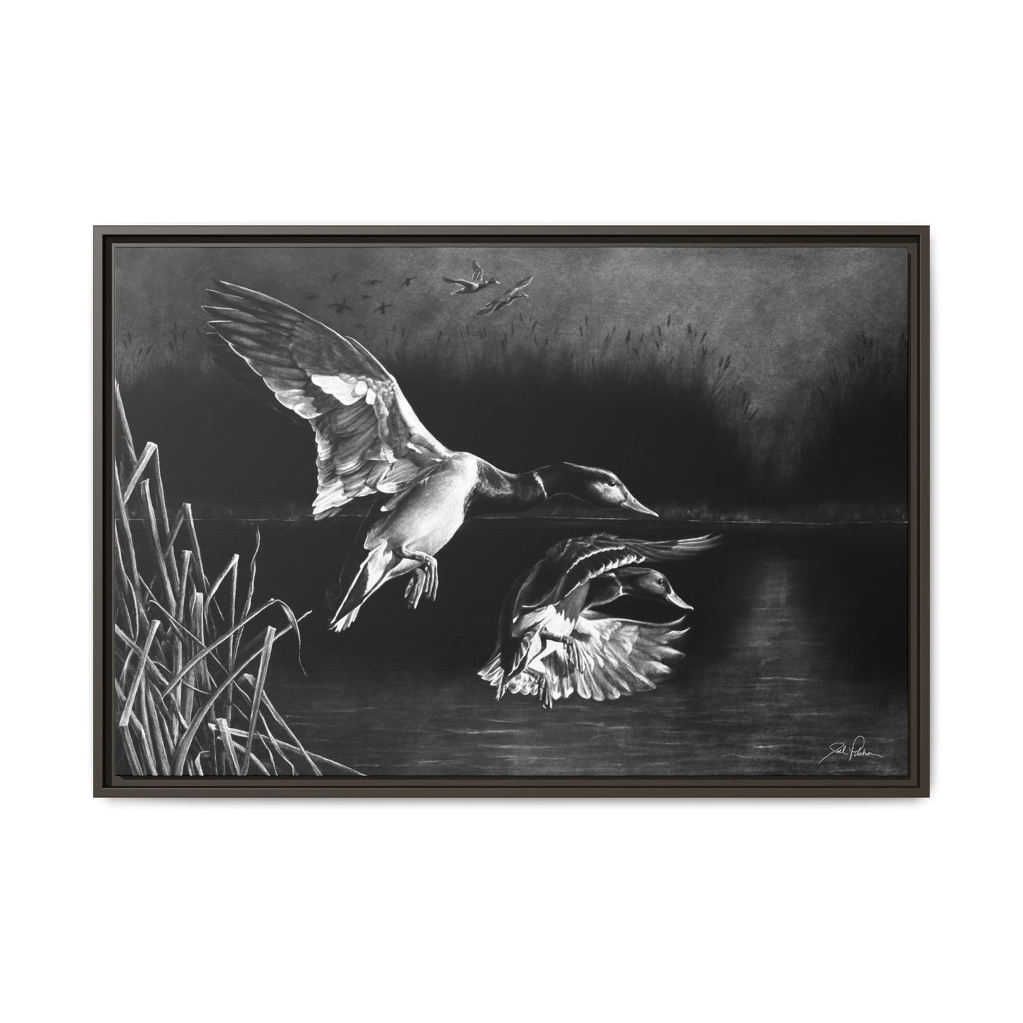 "Banded Brothers" Framed Canvas