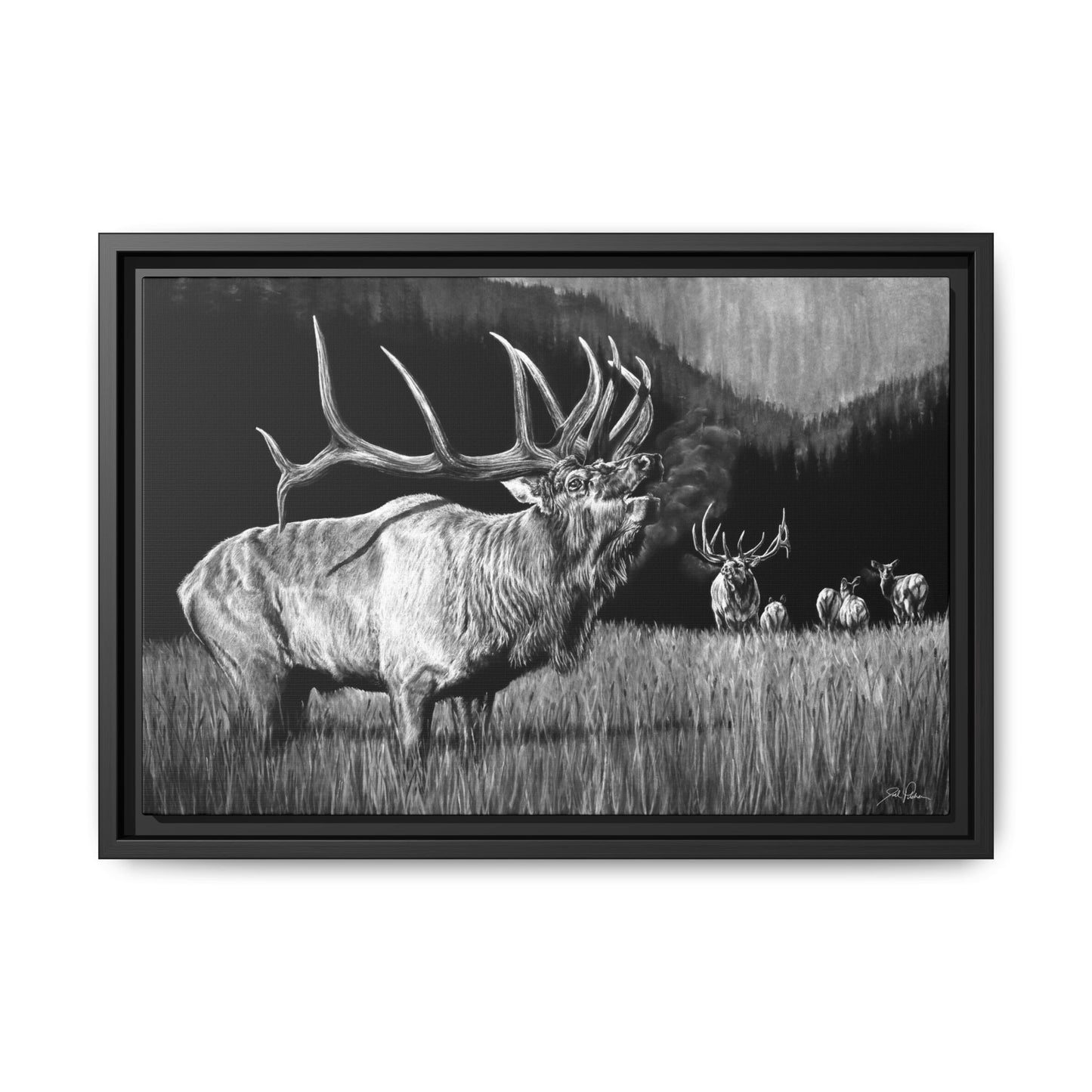 "The Contender" Framed Canvas